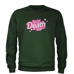 Now I am Become Death Barbenheimer Adult Crewneck Sweatshirt