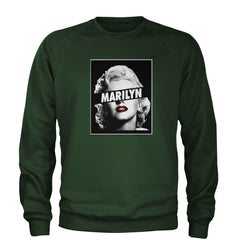 Marilyn Monroe Censored Adult Crewneck Sweatshirt american, icon, marilyn, monroe by Expression Tees