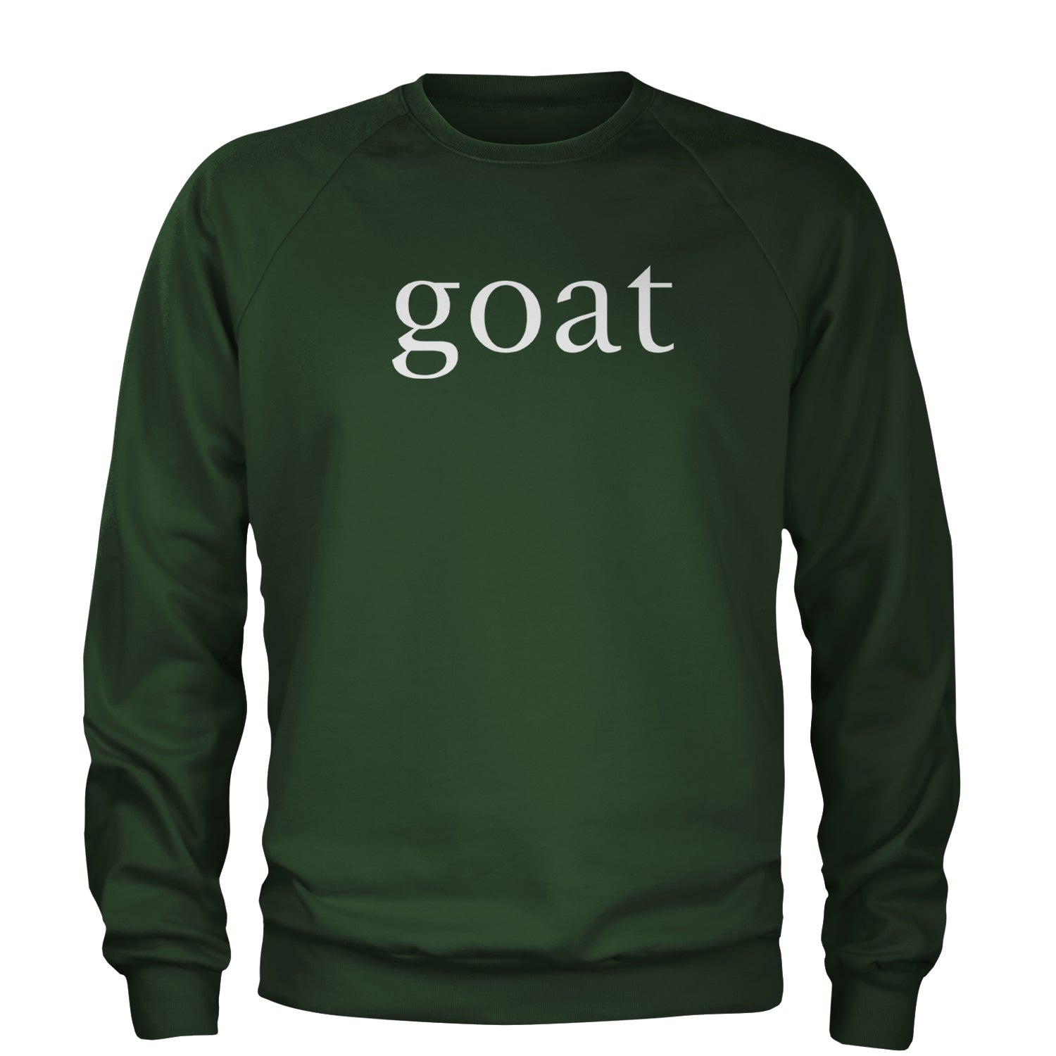 GOAT - Greatest Of All Time Adult Crewneck Sweatshirt all, goat, greatest, hip, hiphop, hop, in, new, of, rap, time, york by Expression Tees