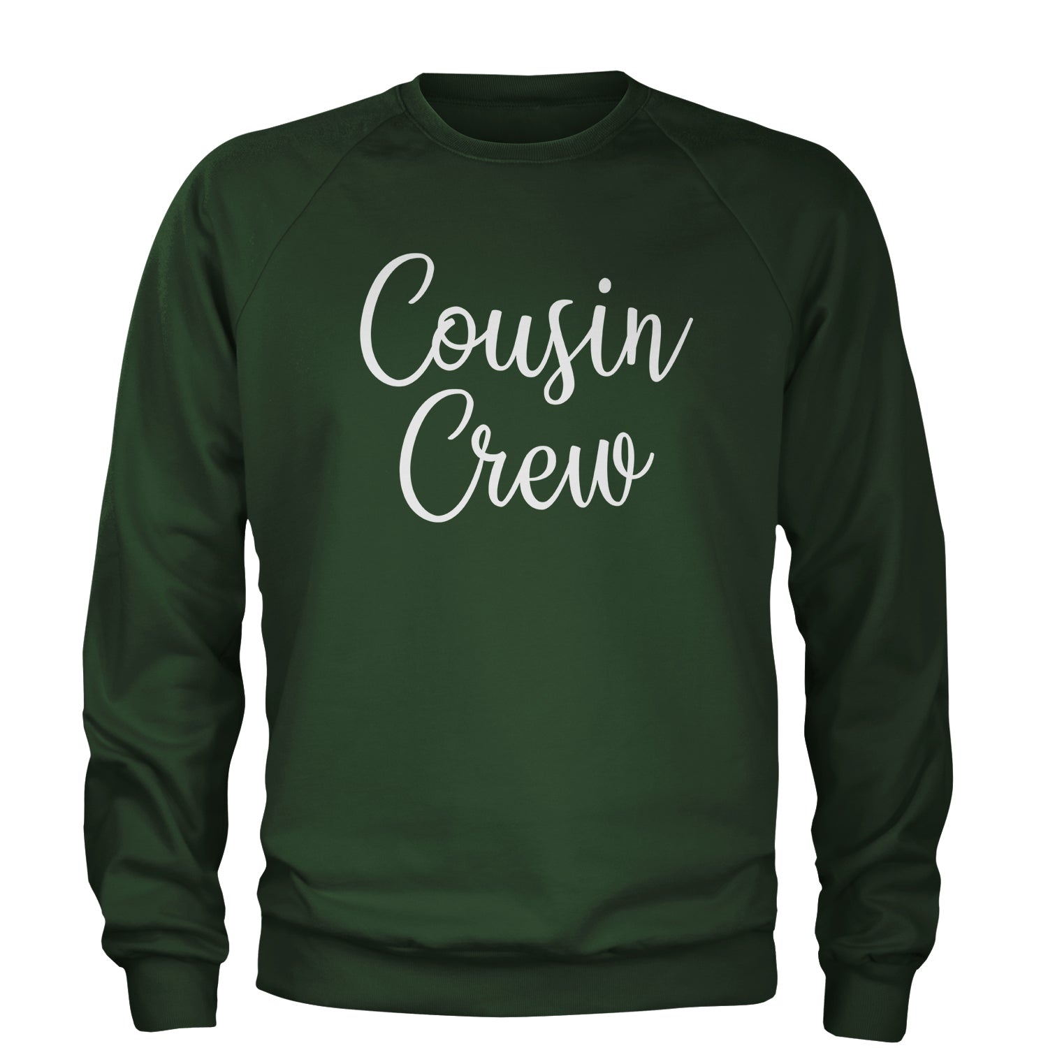 Cousin Crew Fun Family Outfit Adult Crewneck Sweatshirt barbecue, bbq, cook, family, out, reunion by Expression Tees