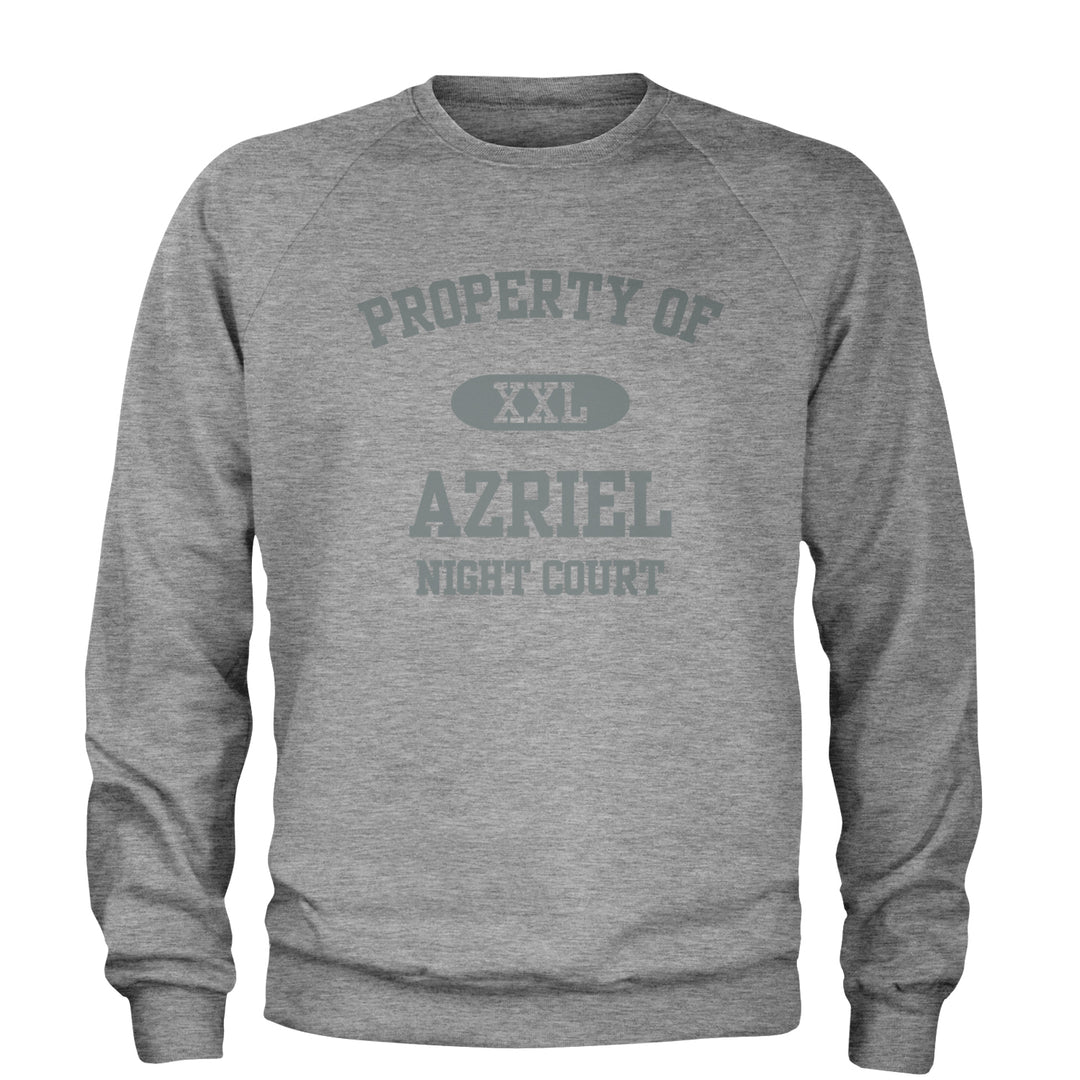 Property Of Azriel ACOTAR Adult Crewneck Sweatshirt acotar, court, maas, tamlin, thorns by Expression Tees