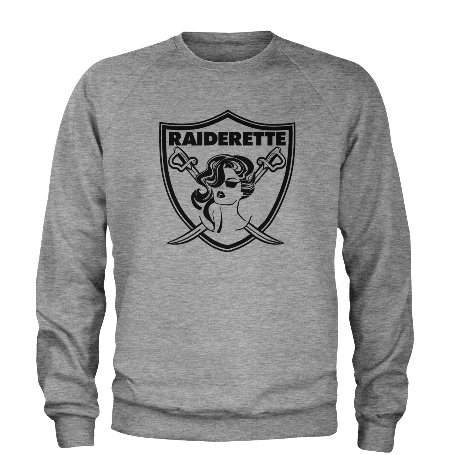 Raiderette Football Gameday Ready Adult Crewneck Sweatshirt