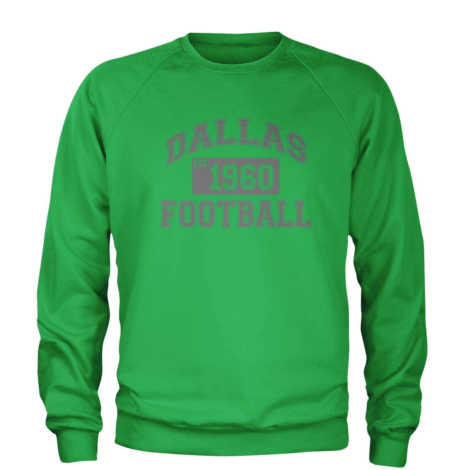 Dallas Football Established 1960 Adult Crewneck Sweatshirt boys, dem by Expression Tees