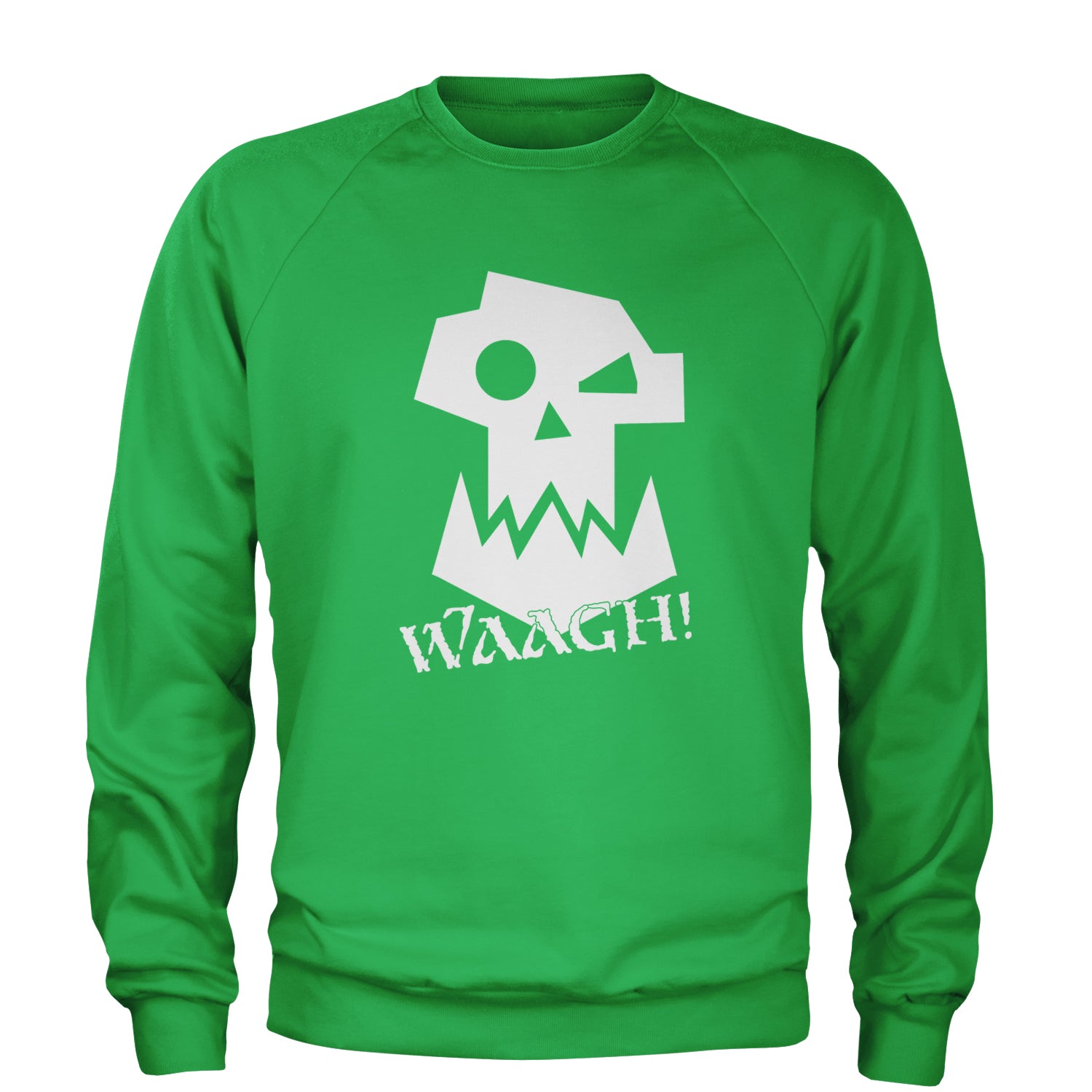 Ork Miniature Tabletop Wargaming Waagh Adult Crewneck Sweatshirt #expressiontees by Expression Tees