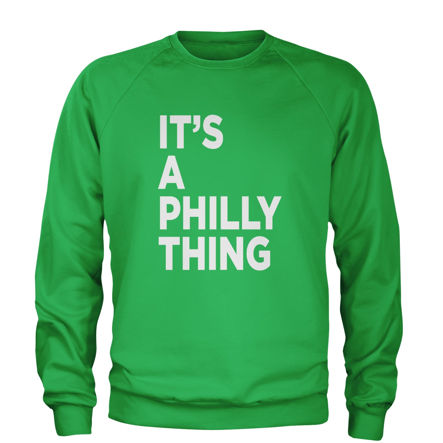 PHILLY It's A Philly Thing Adult Crewneck Sweatshirt baseball, dilly, filly, football, jawn, morgan, Philadelphia, philli by Expression Tees