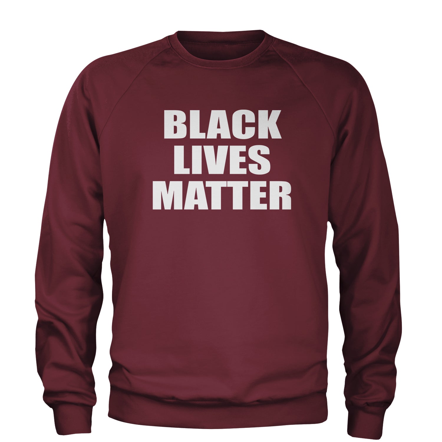 Black Lives Matter BLM Adult Crewneck Sweatshirt african, africanamerican, ahmaud, american, arberry, breonna, brutality, end, justice, taylor by Expression Tees