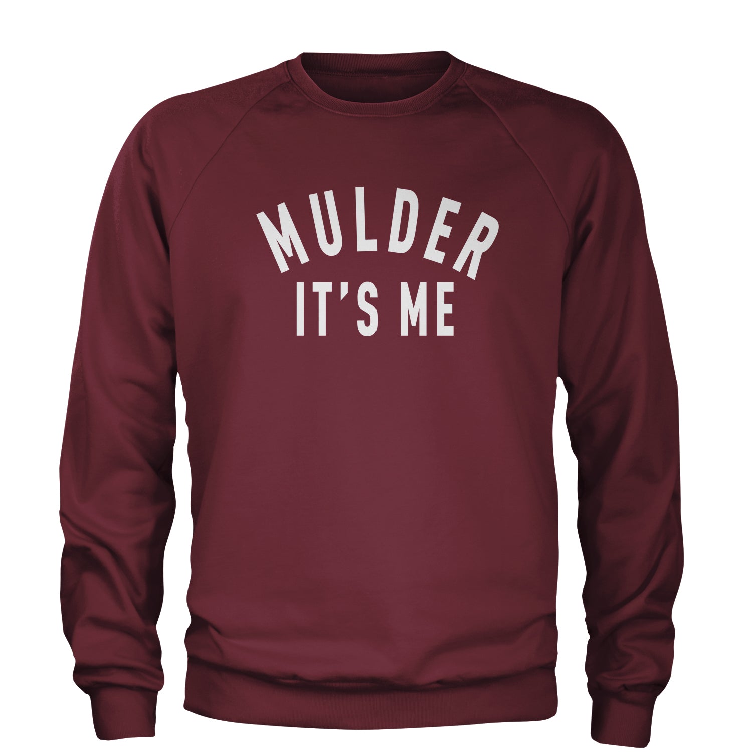 Mulder, It's Me Adult Crewneck Sweatshirt 51, area, believe, files, is, mulder, out, scully, the, there, truth, x, xfiles by Expression Tees