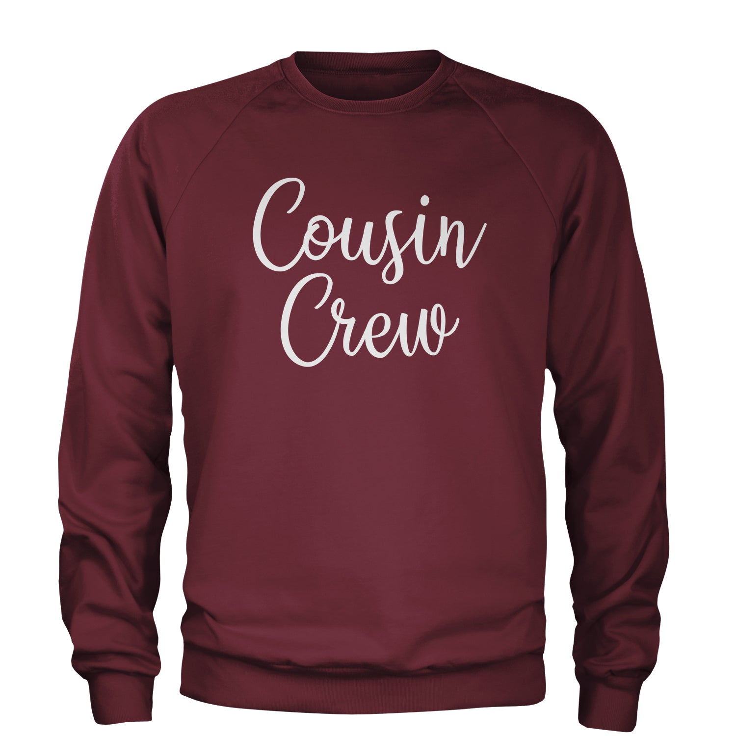 Cousin Crew Fun Family Outfit Adult Crewneck Sweatshirt barbecue, bbq, cook, family, out, reunion by Expression Tees