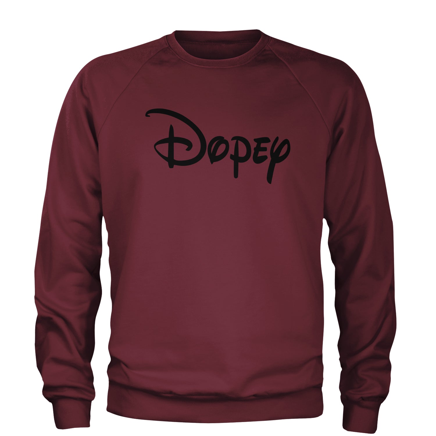 Dopey - 7 Dwarfs Costume Adult Crewneck Sweatshirt and, costume, dwarfs, group, halloween, matching, seven, snow, the, white by Expression Tees