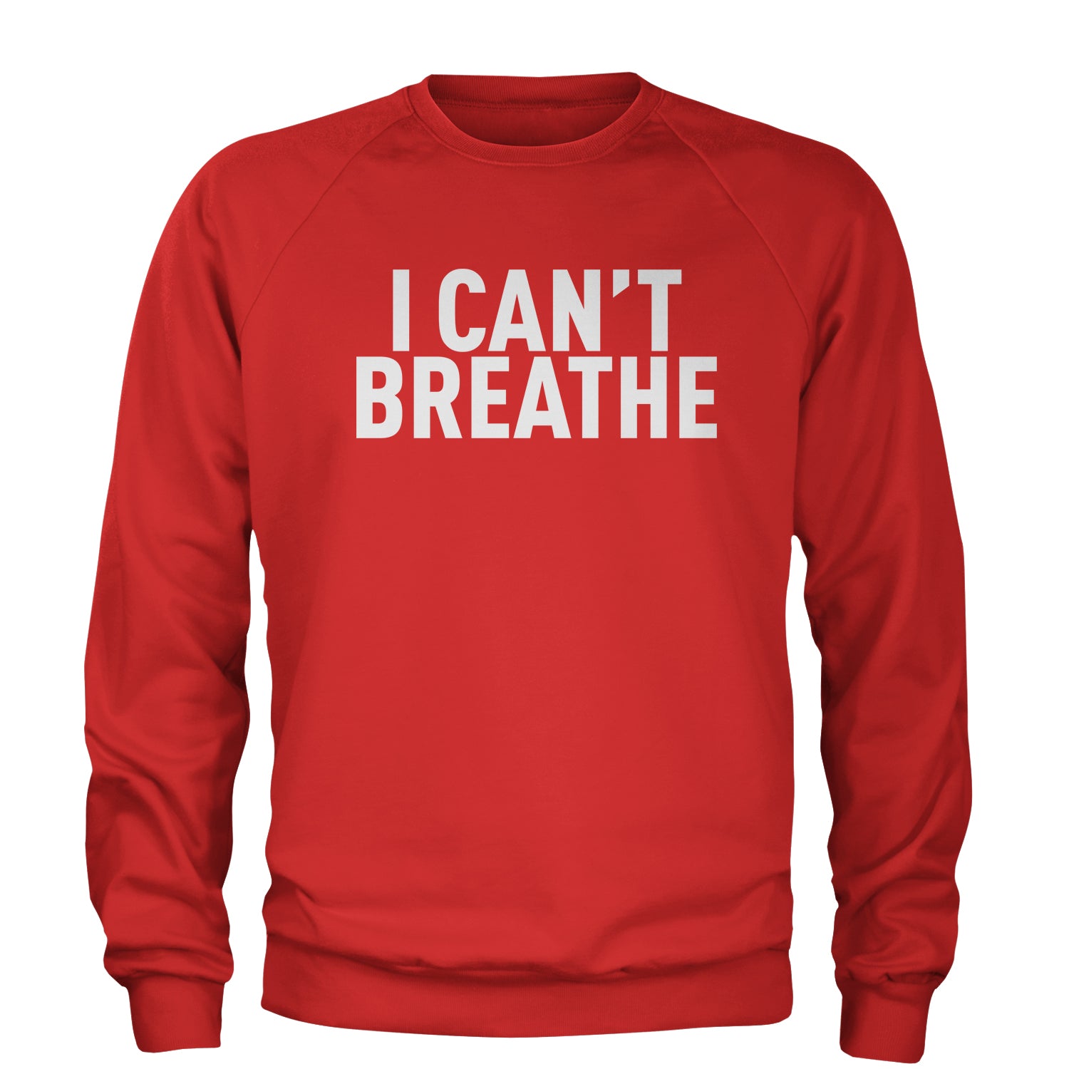 I Can't Breathe Social Justice Adult Crewneck Sweatshirt african, africanamerican, american, black, blm, breonna, floyd, george, life, lives, matter, taylor by Expression Tees