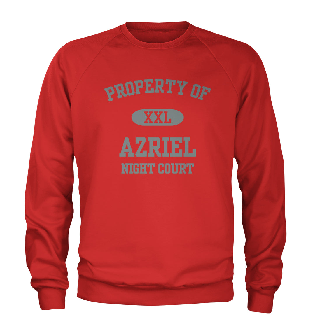 Property Of Azriel ACOTAR Adult Crewneck Sweatshirt acotar, court, maas, tamlin, thorns by Expression Tees