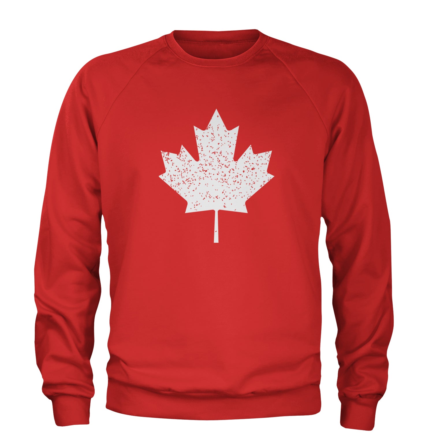 Canada Maple Leaf Adult Crewneck Sweatshirt