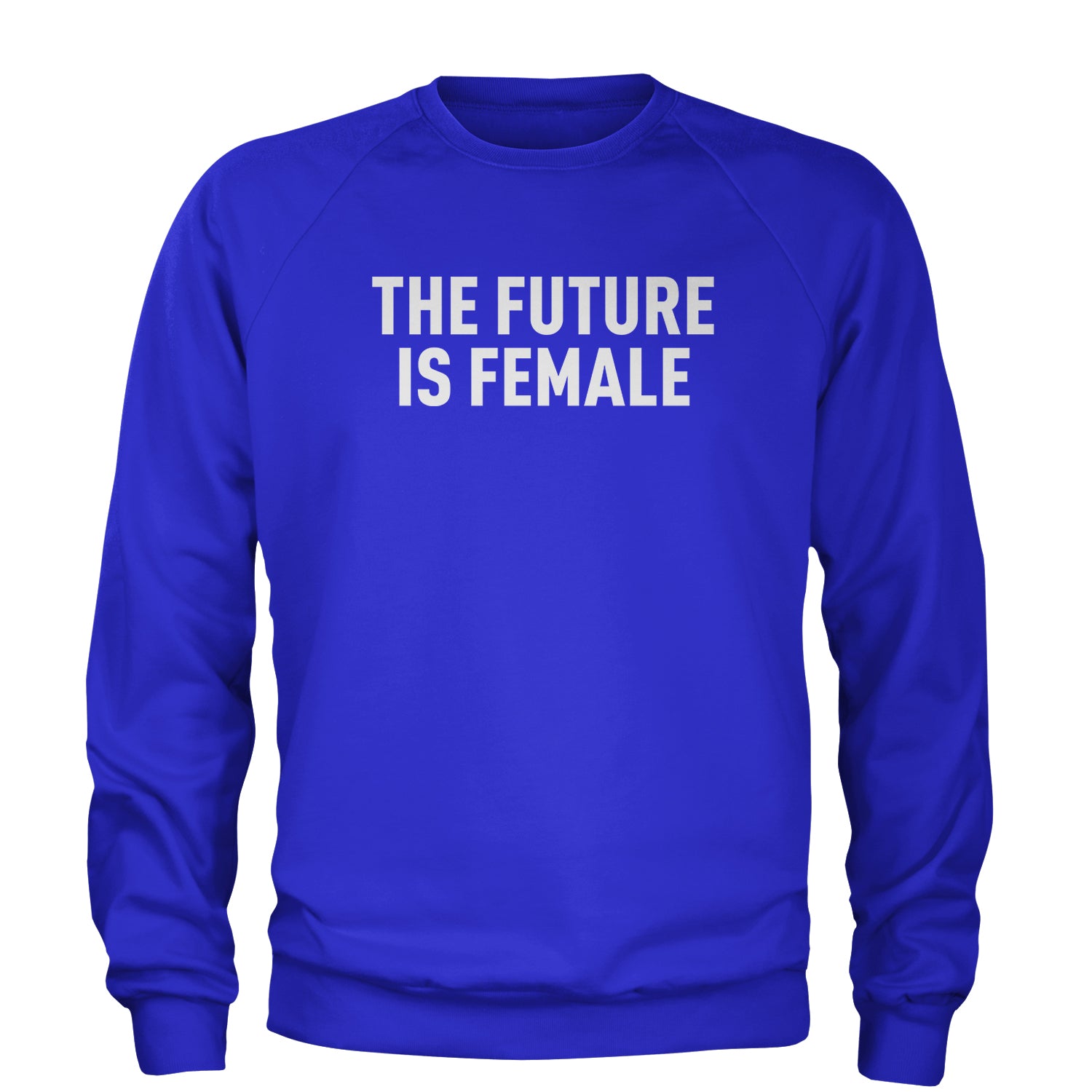 The Future Is Female Feminism Adult Crewneck Sweatshirt female, feminism, feminist, femme, future, is, liberation, suffrage, the by Expression Tees