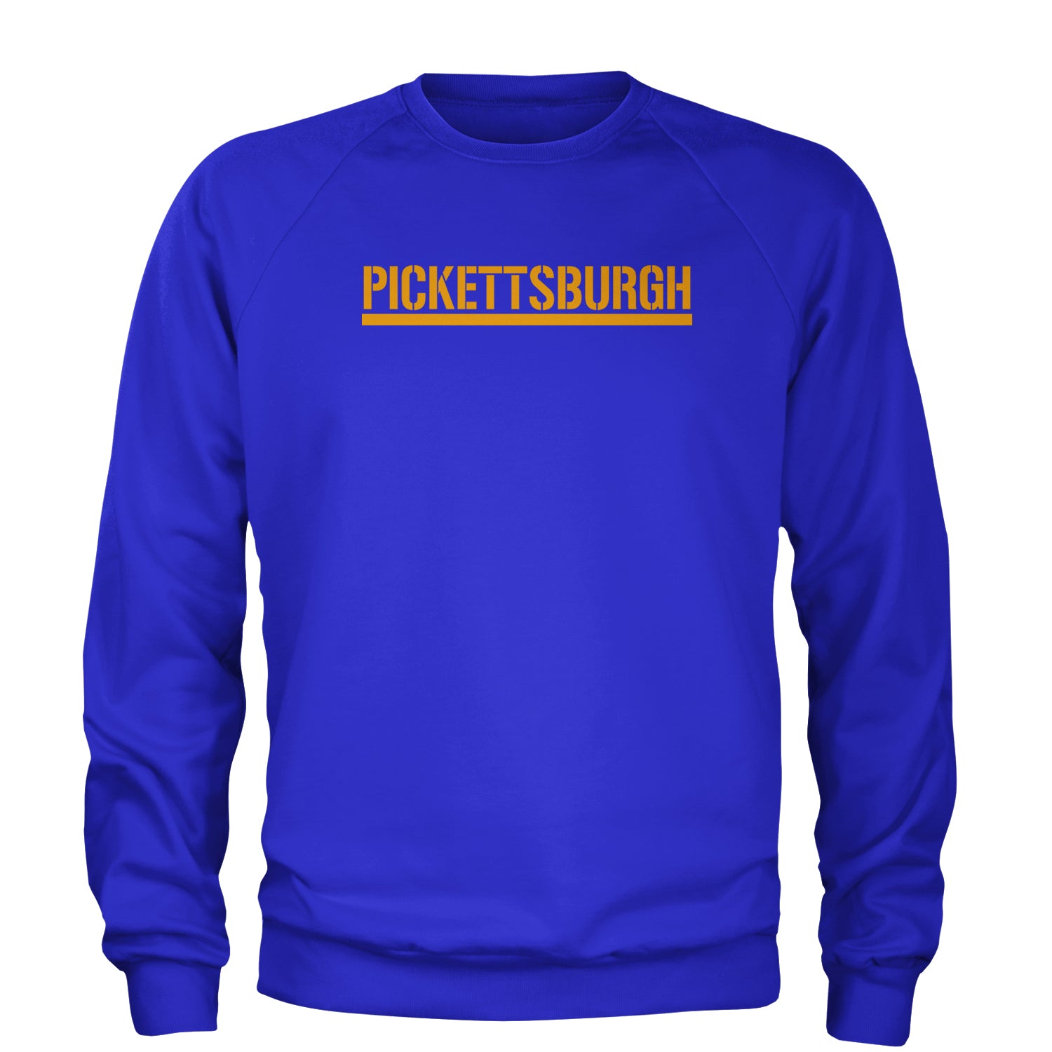 Pickettsburgh Pittsburgh Football Adult Crewneck Sweatshirt apparel, city, clothing, curtain, football, iron, jersey, nation, pennsylvania, steel, steeler by Expression Tees