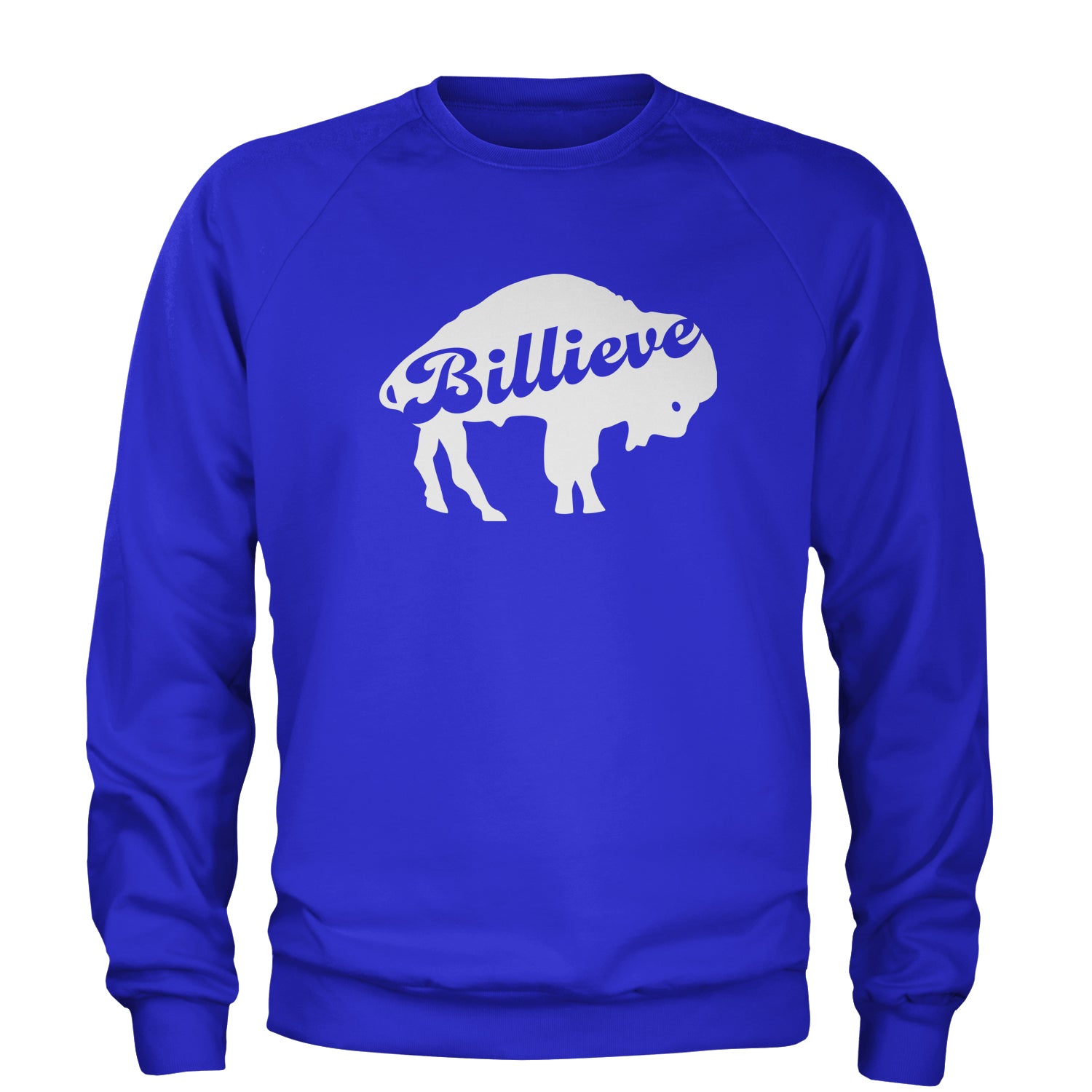 Billieve Bills Mafia Adult Crewneck Sweatshirt bills, fan, father, football, god, godfather, new, sports, team, york by Expression Tees