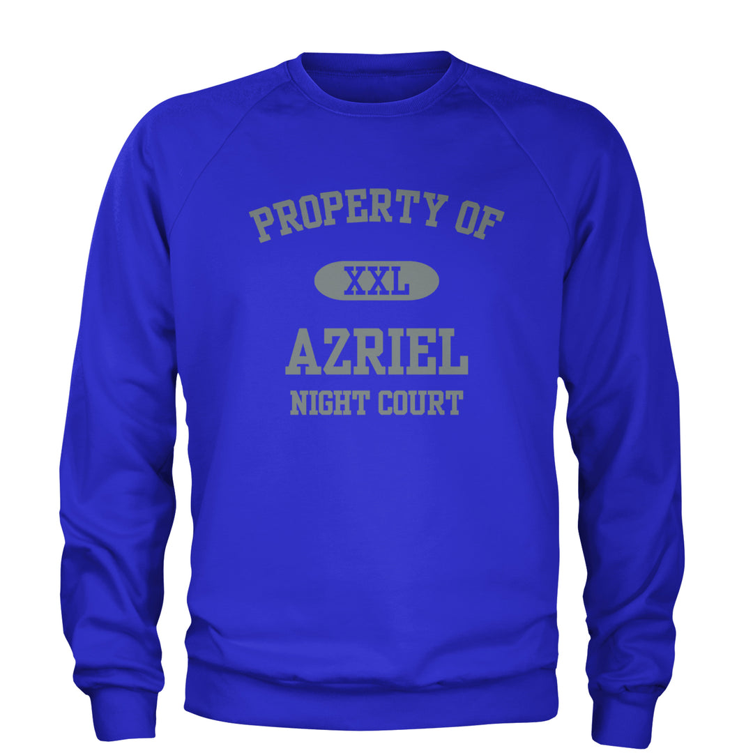 Property Of Azriel ACOTAR Adult Crewneck Sweatshirt acotar, court, maas, tamlin, thorns by Expression Tees