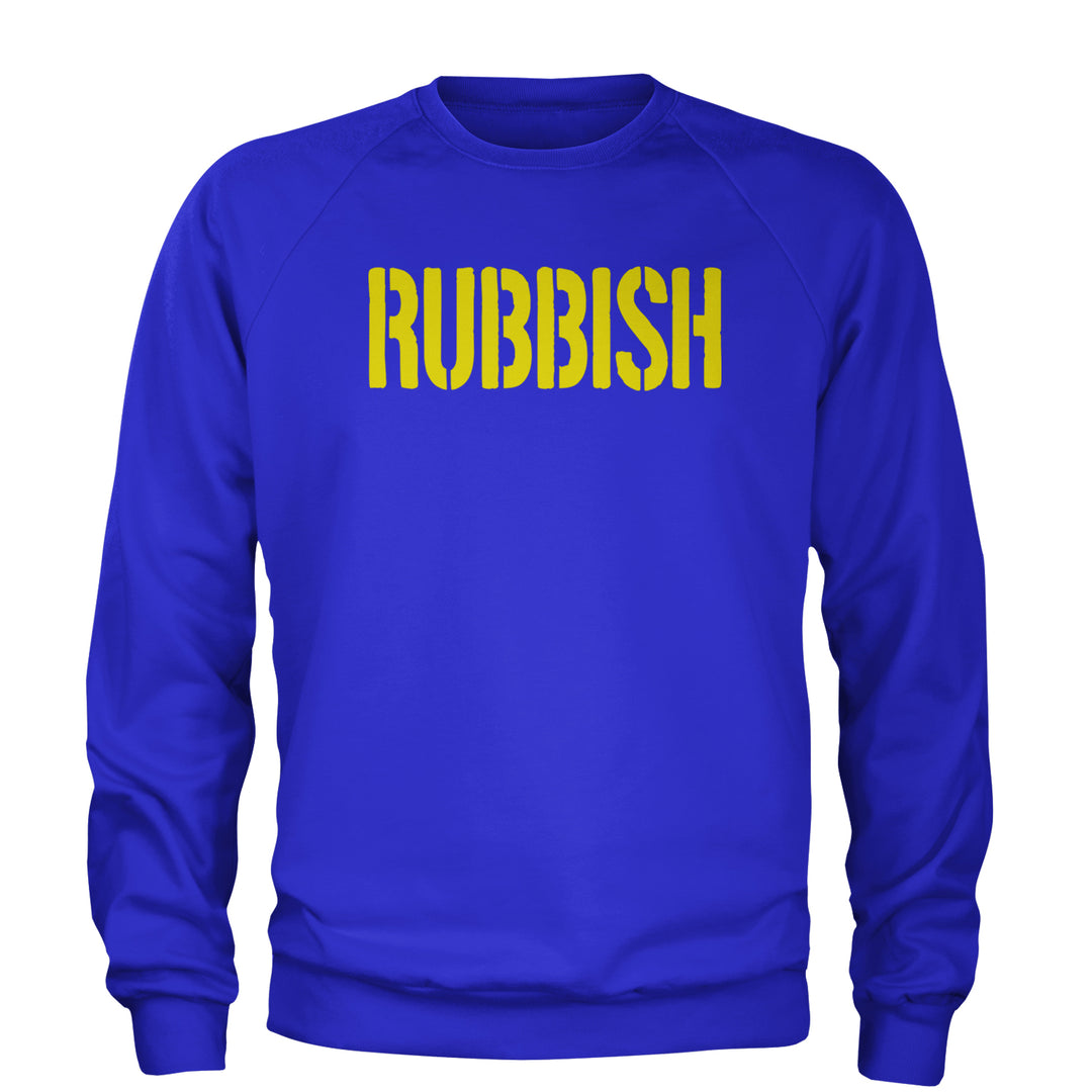 Rubbish Punk Emo Fetch Adult Crewneck Sweatshirt