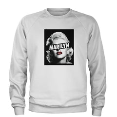 Marilyn Monroe Censored Adult Crewneck Sweatshirt american, icon, marilyn, monroe by Expression Tees
