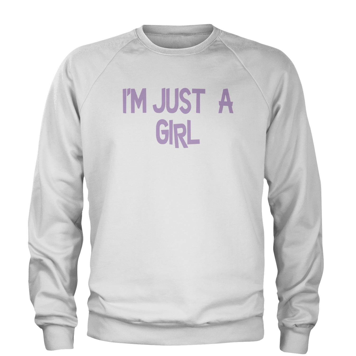 I'm Just A Girl Guts Music Adult Crewneck Sweatshirt