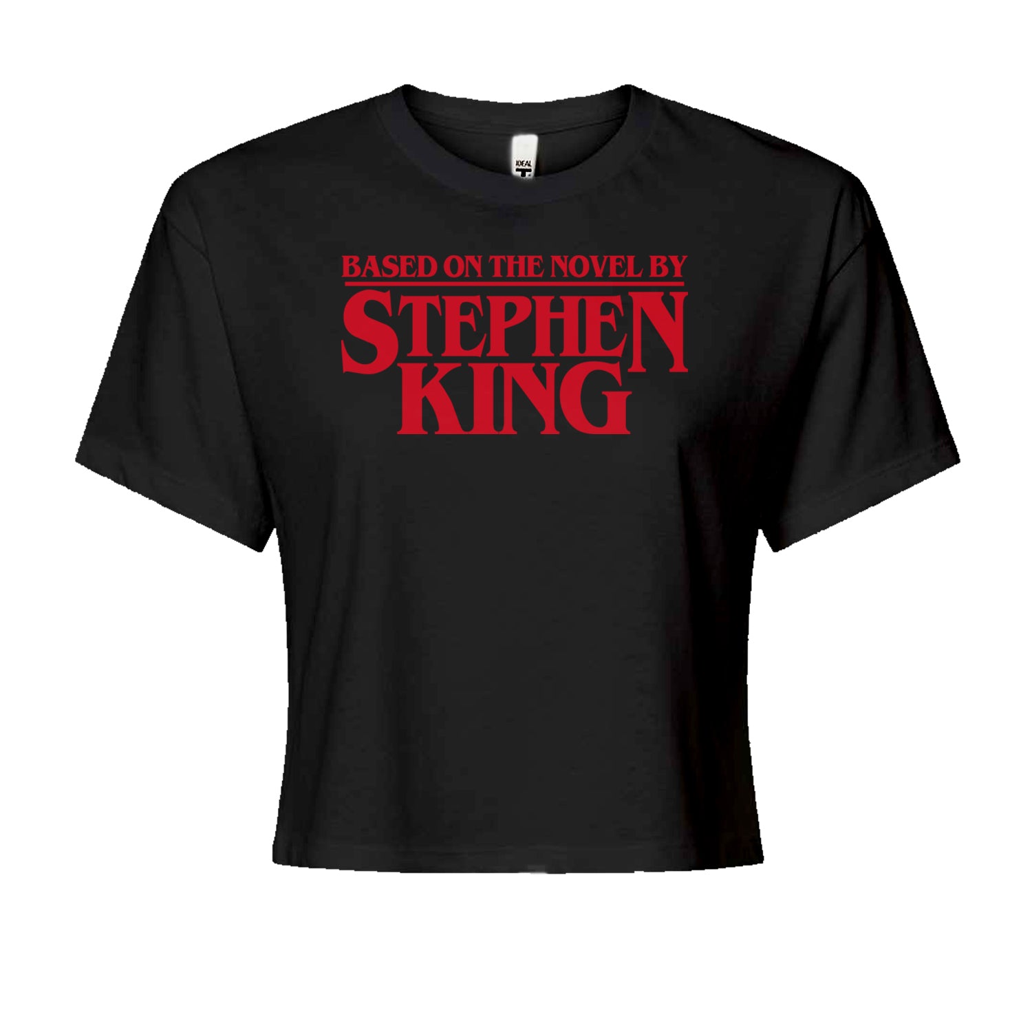 Based On The Novel By Stephen King Cropped T-Shirt