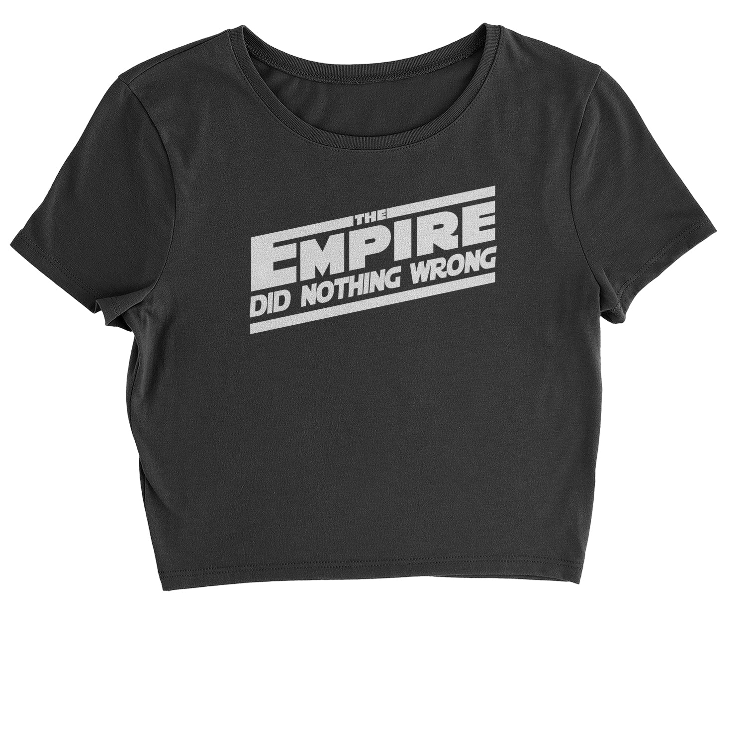 The Empire Did Nothing Wrong Cropped T-Shirt rebel, reddit, space, star, storm, subreddit, tropper, wars by Expression Tees