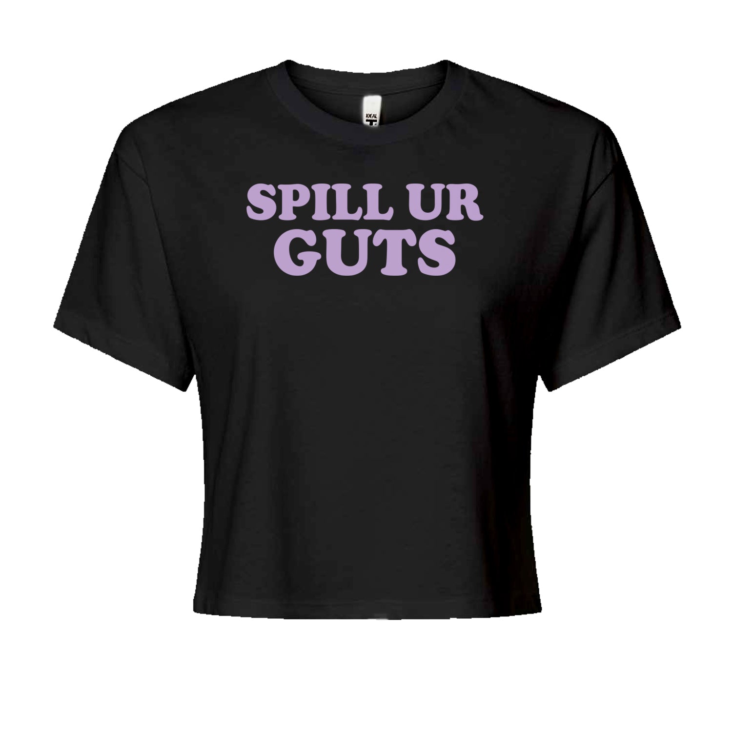 Spill Ur Guts Music Cropped T-Shirt