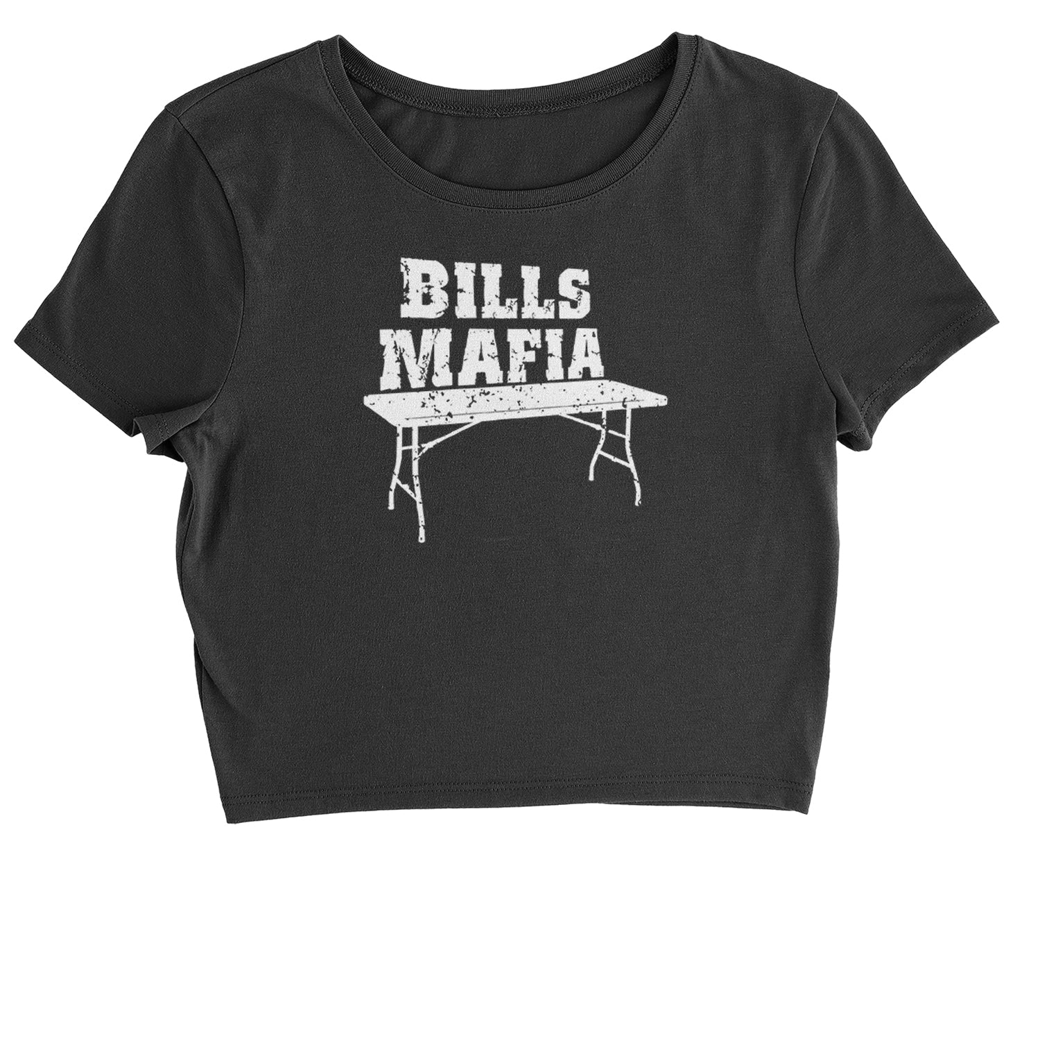 Bills Mafia Football Fan Cropped T-Shirt #expressiontees by Expression Tees