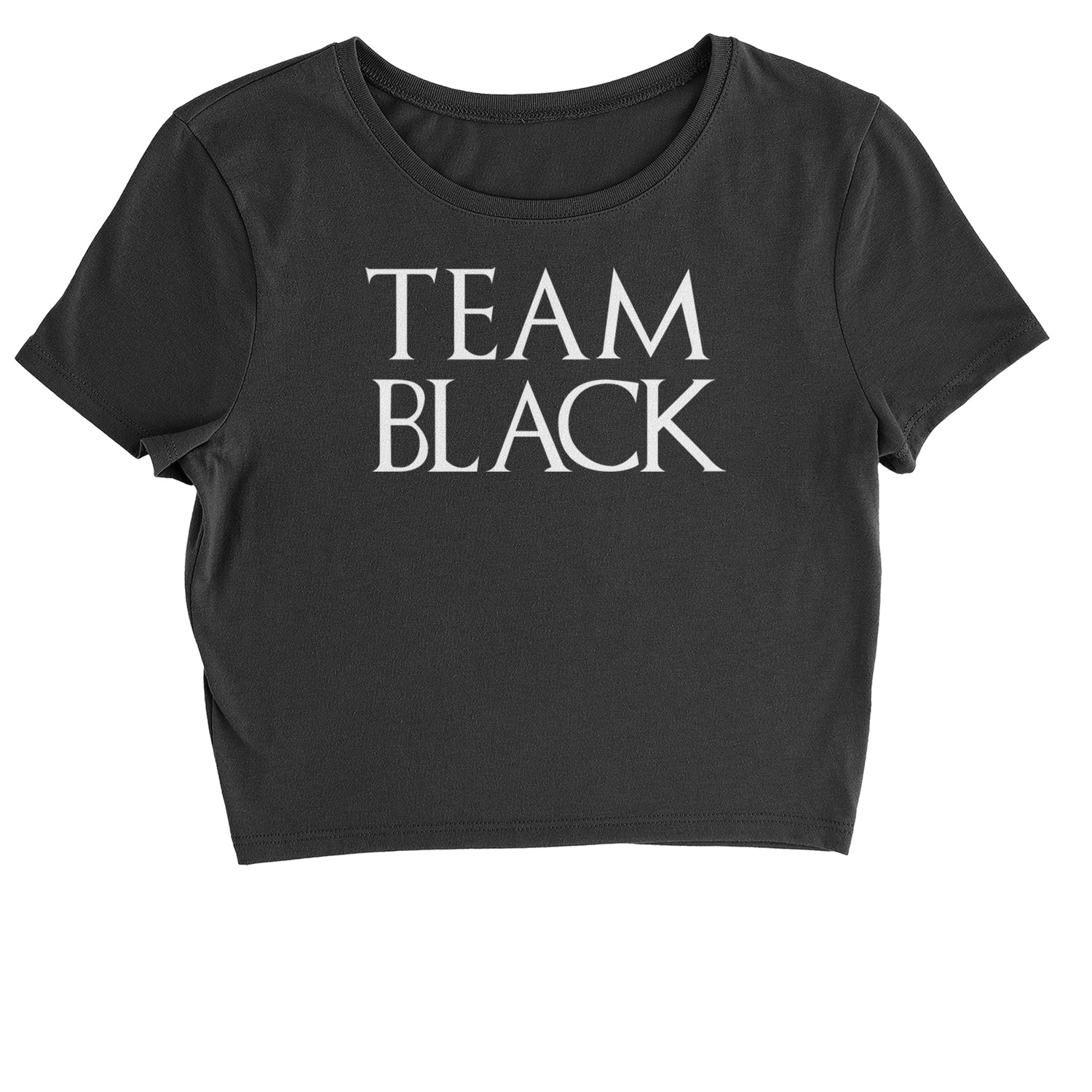 Team Black HotD Cropped T-Shirt alicent, hightower, rhaneyra, targaryen by Expression Tees