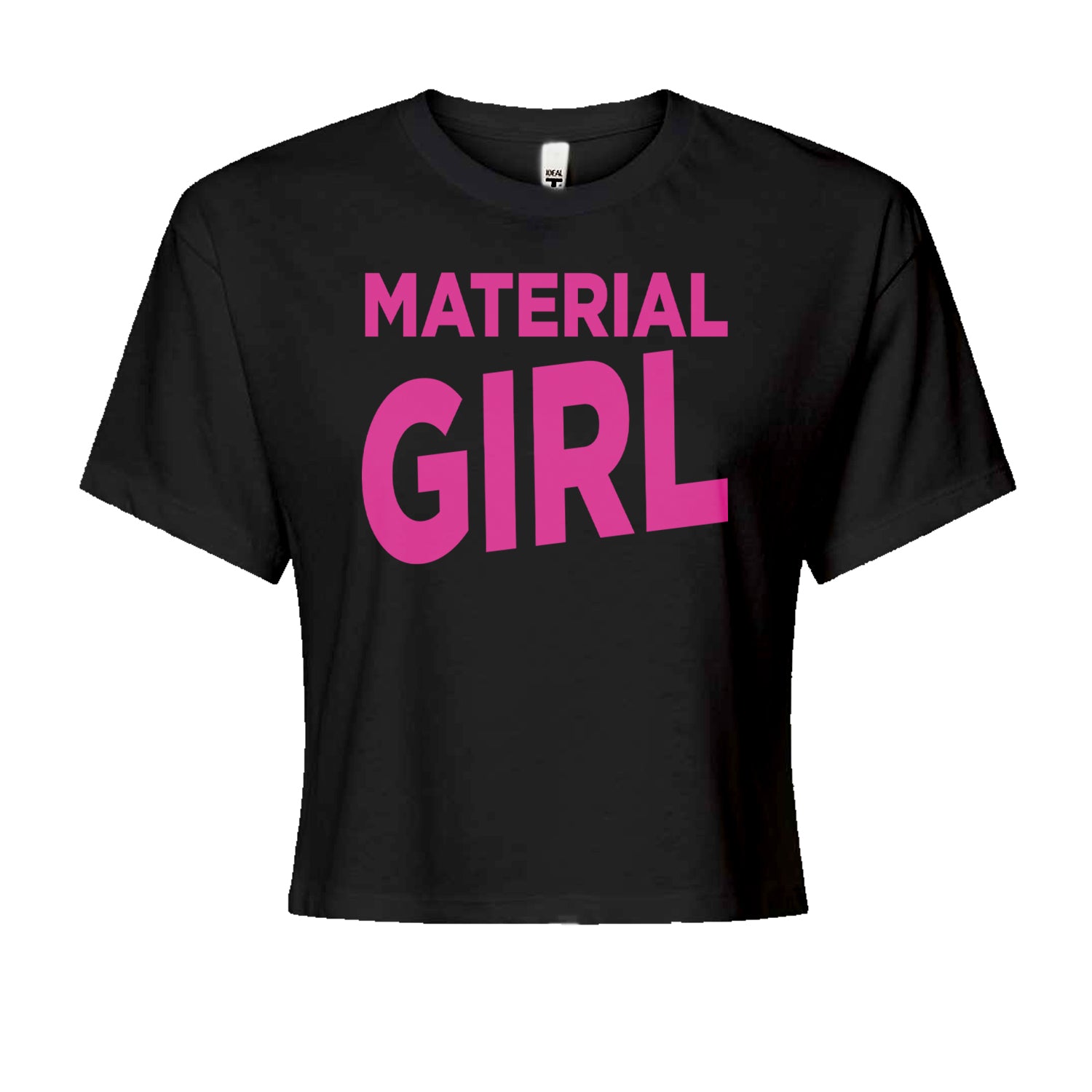 Material Girl 80's Retro Celebration Cropped T-Shirt