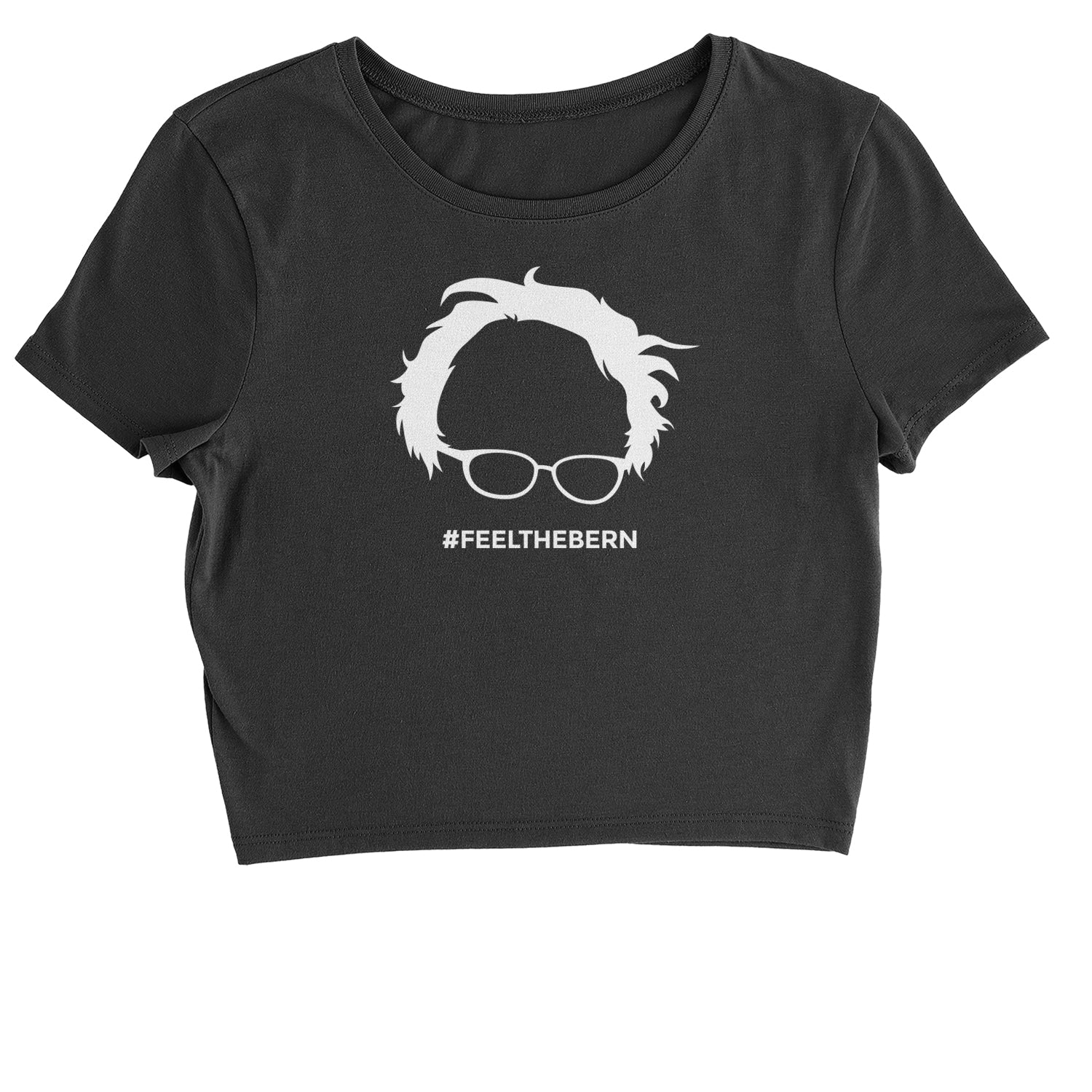Feel The Bern - Bernie Sanders For President 2024 Cropped T-Shirt bernie, feelthebern, for, president, progressive, sanders, senator, socialist, vermont by Expression Tees