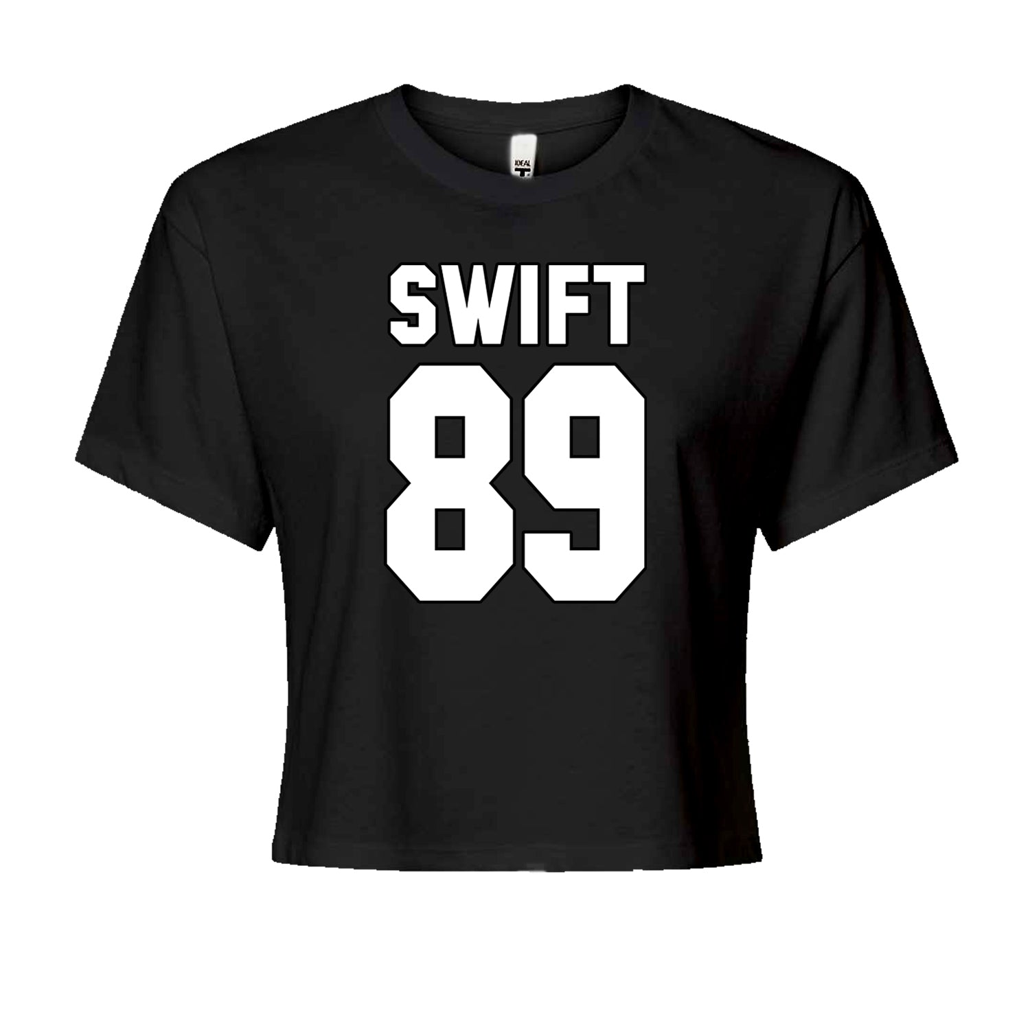 Swift 89 Birth Year Music Fan Era Midnight Lover Cropped T-Shirt