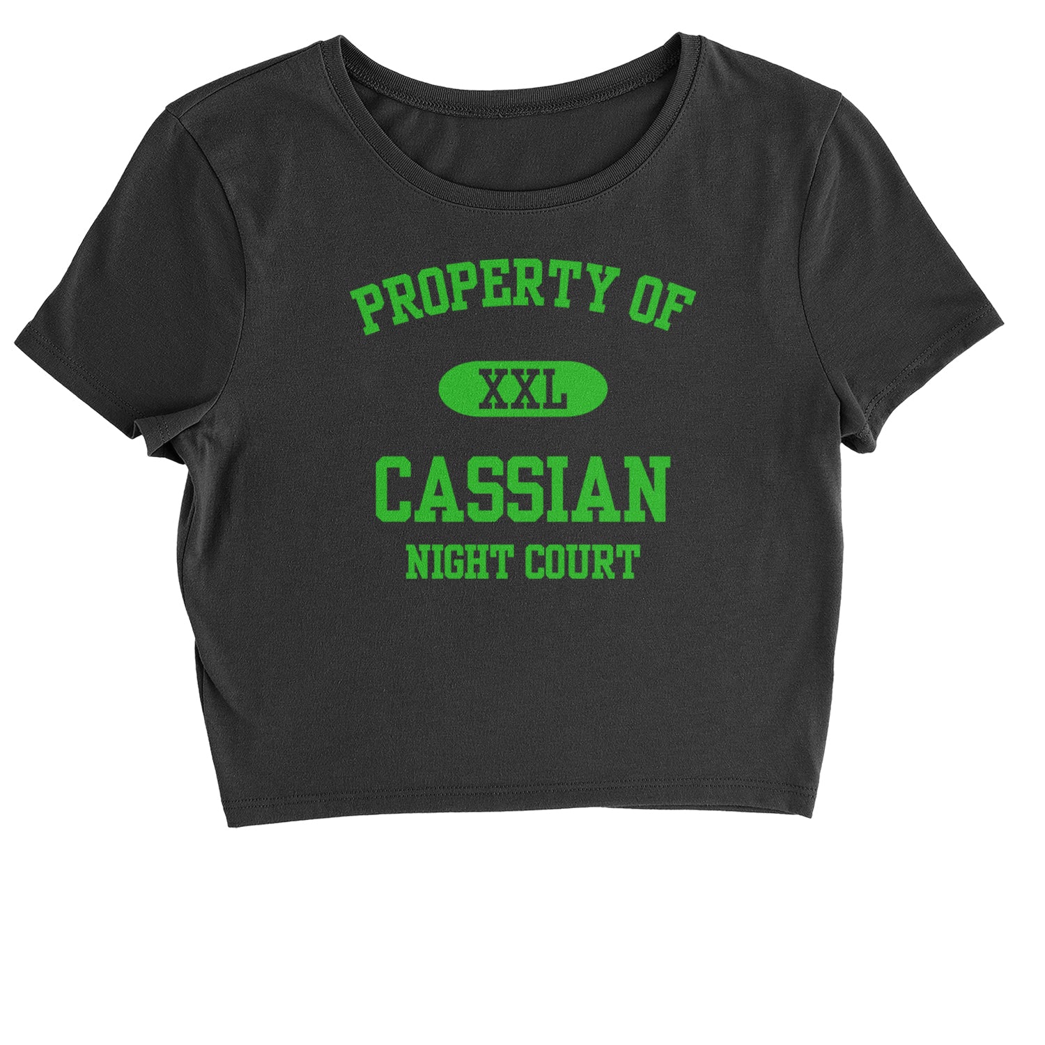 Property Of Cassian ACOTAR Cropped T-Shirt acotar, court, maas, tamlin, thorns by Expression Tees