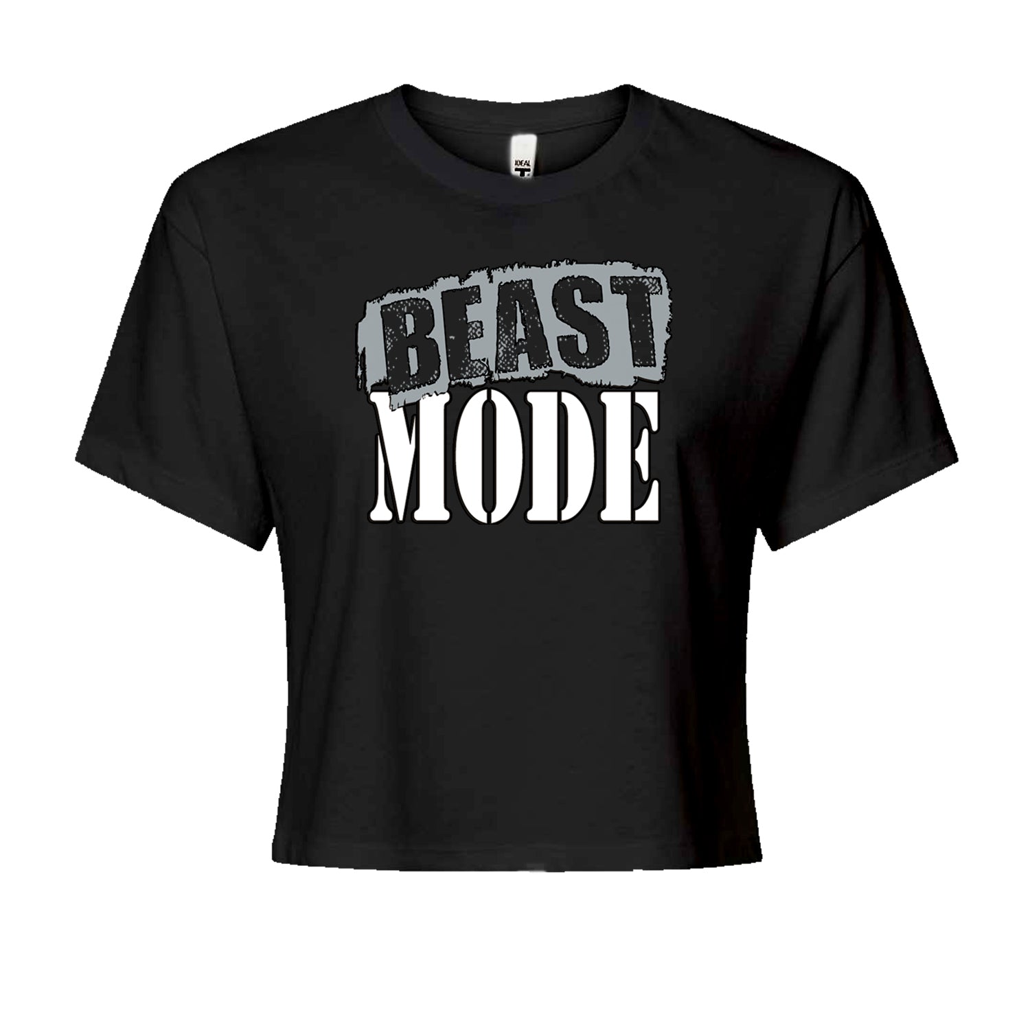 Beast Mode Training Gym Workout Cropped T-Shirt