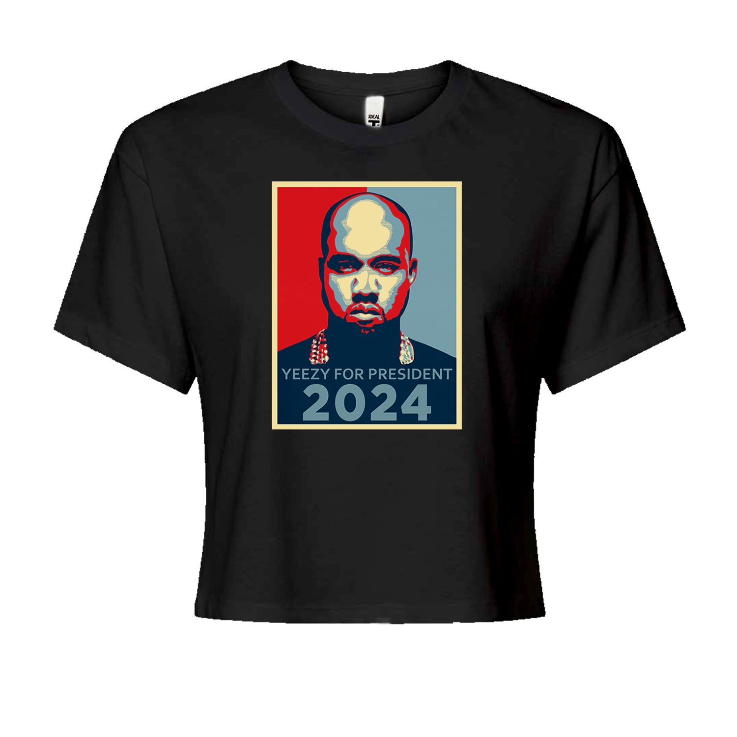 Yeezus For President Cropped T-Shirt