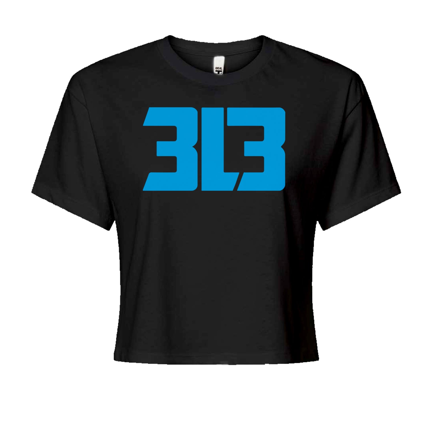 3L3 From The 313 Detroit Football Cropped T-Shirt
