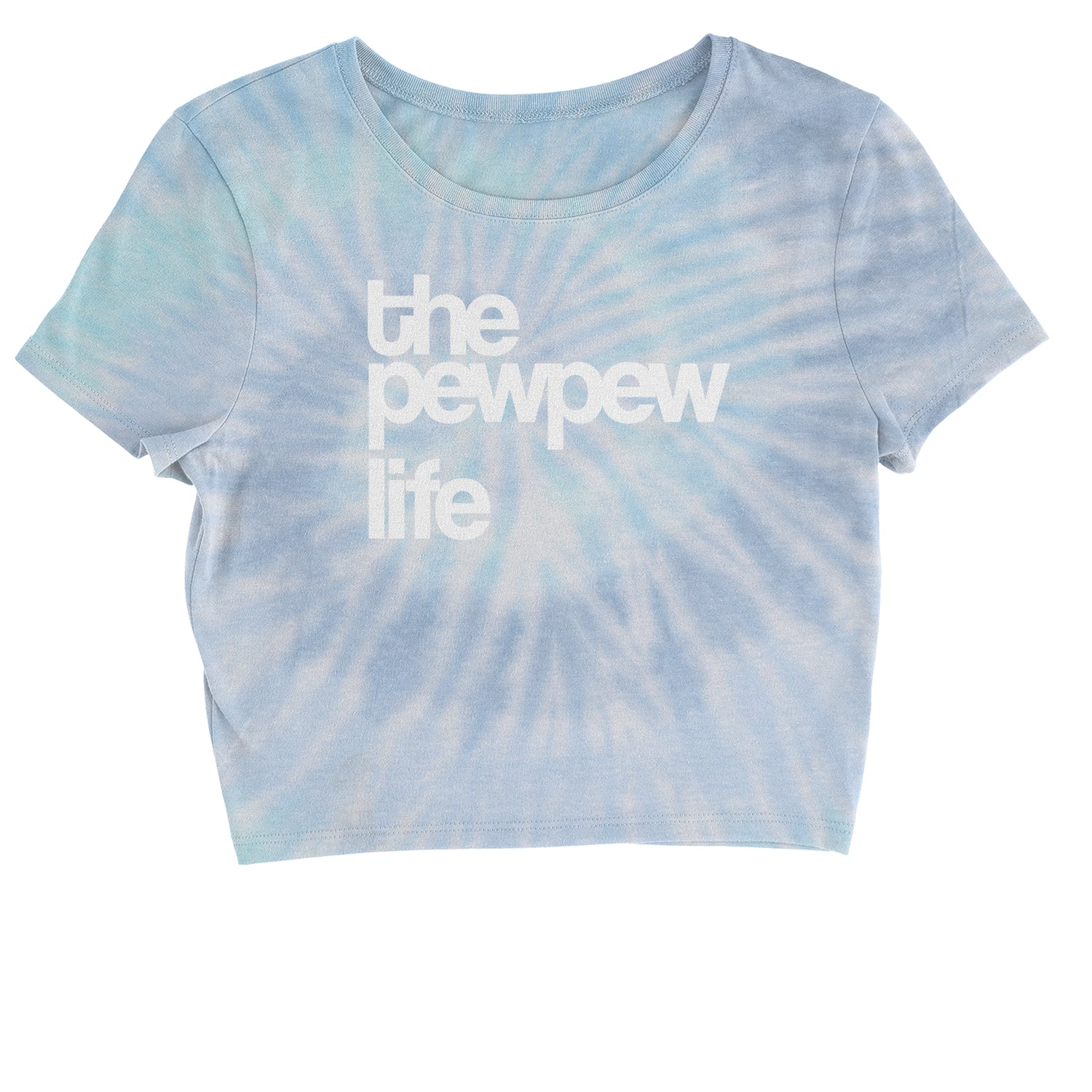 The PewPew Pew Pew Life Gun Rights Cropped T-Shirt #expressiontees by Expression Tees