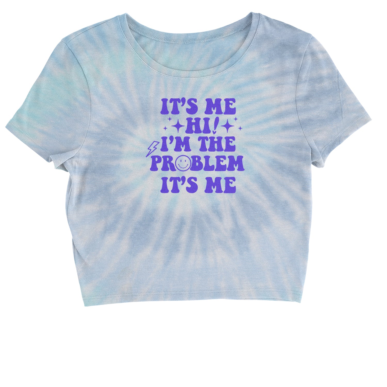 It's Me Hi I'm The Problem Cropped T-Shirt concert, eras, merch, swift, swiftie by Expression Tees