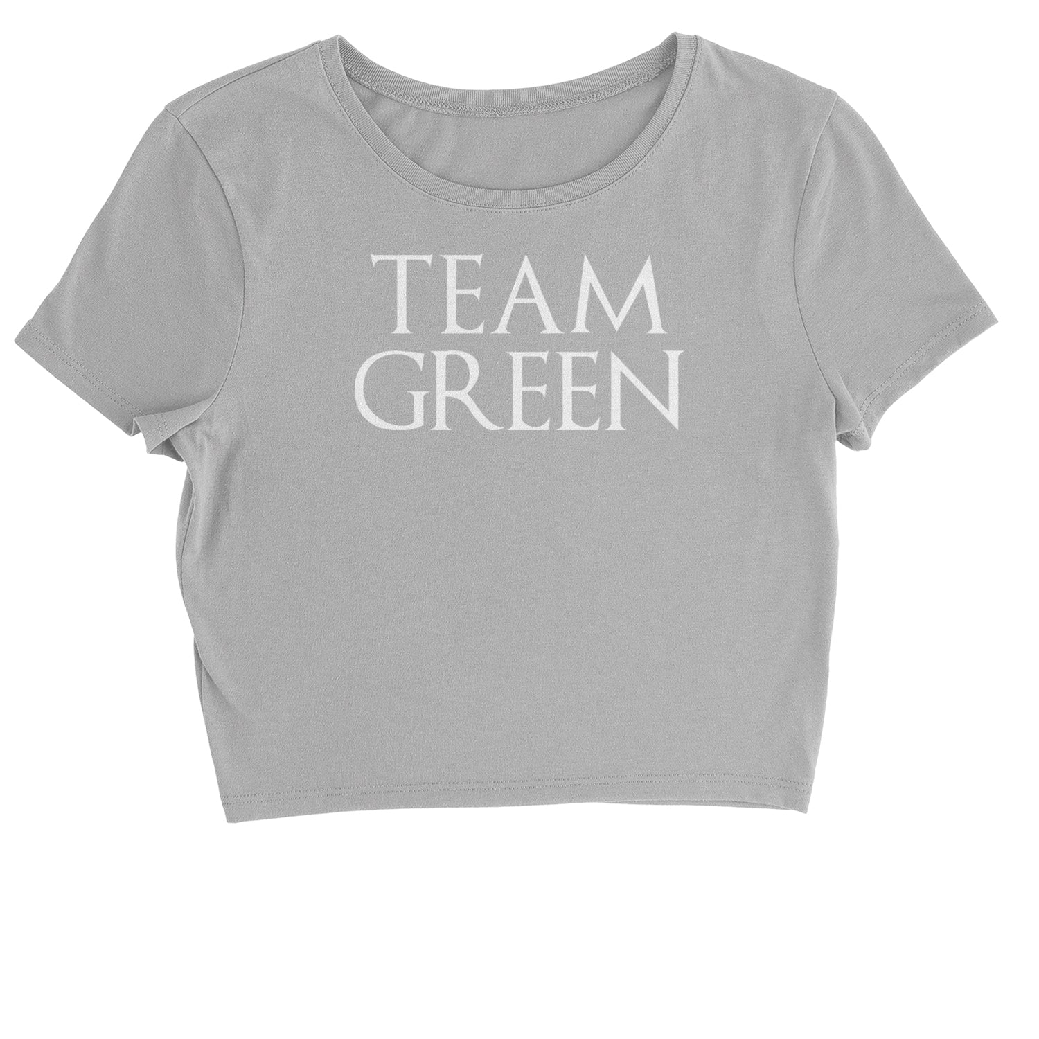 Team Green HotD Cropped T-Shirt alicent, hightower, rhaneyra, targaryen by Expression Tees