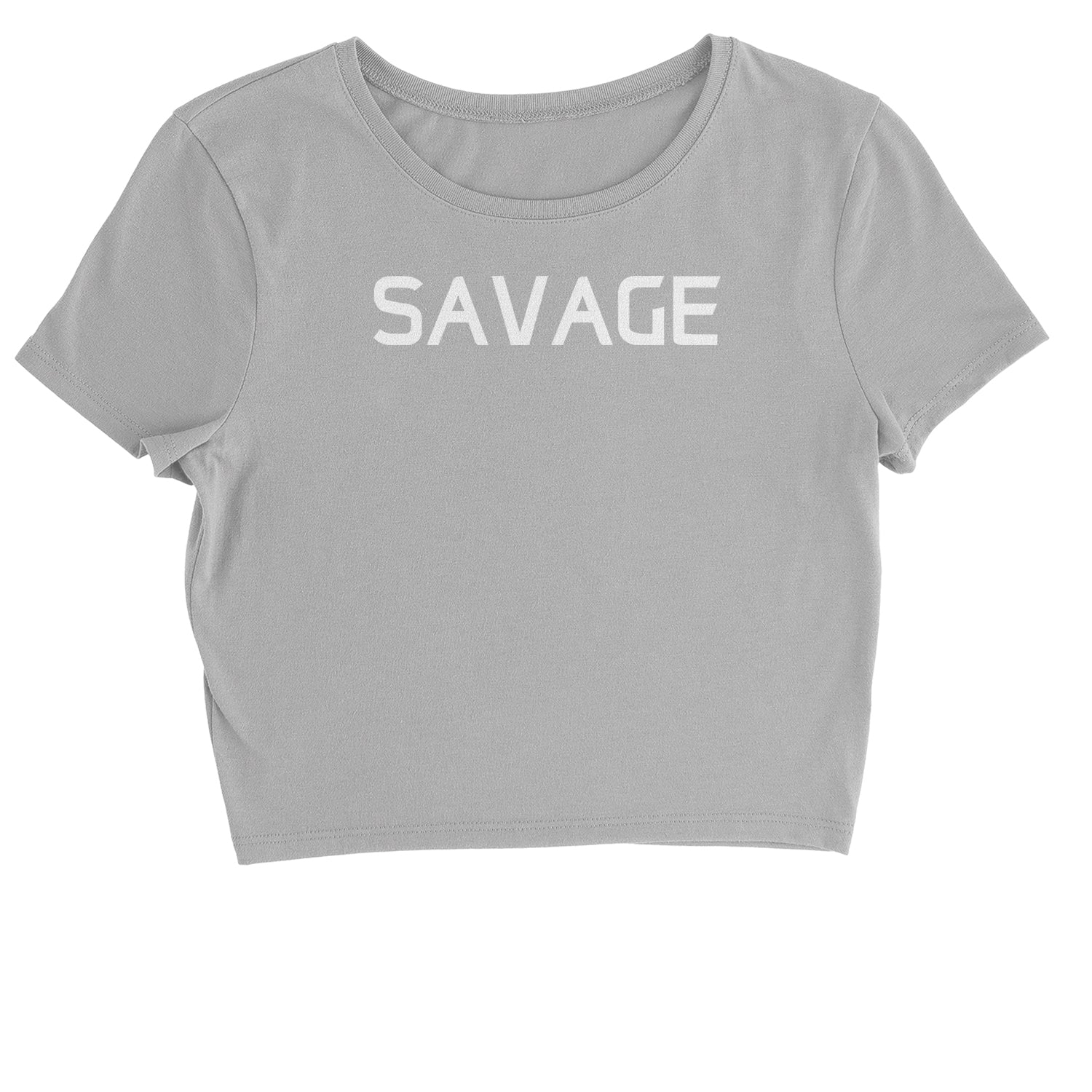 Savage Cropped T-Shirt #expressiontees by Expression Tees