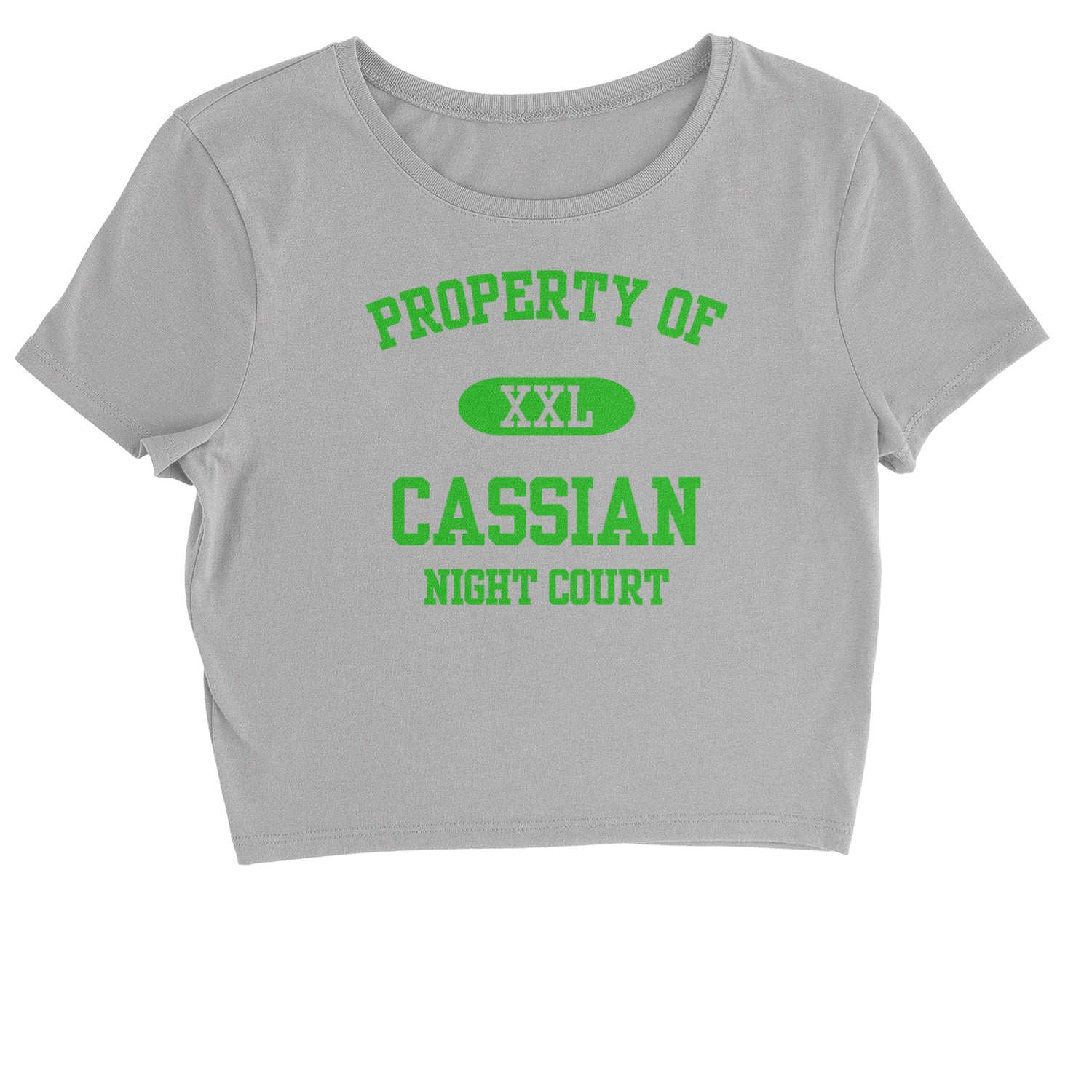 Property Of Cassian ACOTAR Cropped T-Shirt acotar, court, maas, tamlin, thorns by Expression Tees