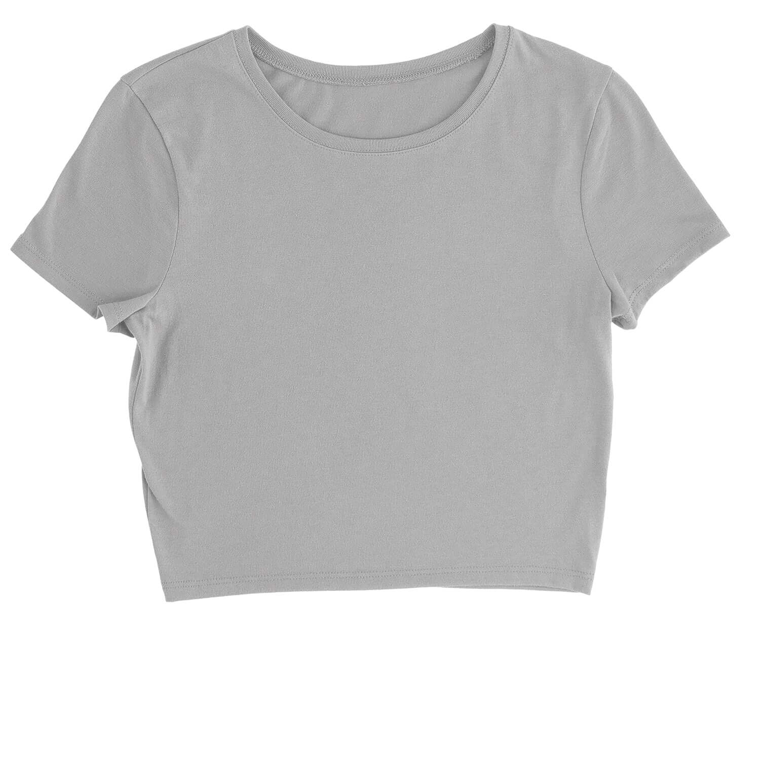 Basics - Plain Blank Cropped T-Shirt blank, clothing, plain, tshirts by Expression Tees