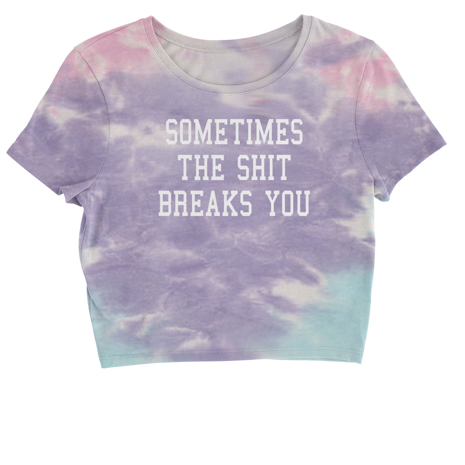 Sometimes The Sh-t Breaks You Cropped T-Shirt china, chinese, funny, in, man, meme, observed, shanghai, shirt by Expression Tees