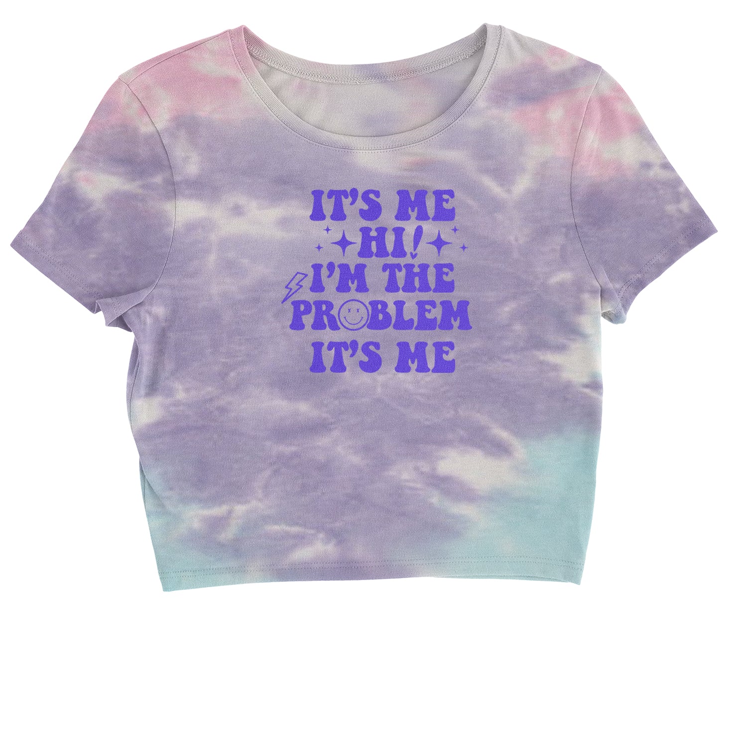 It's Me Hi I'm The Problem Cropped T-Shirt concert, eras, merch, swift, swiftie by Expression Tees