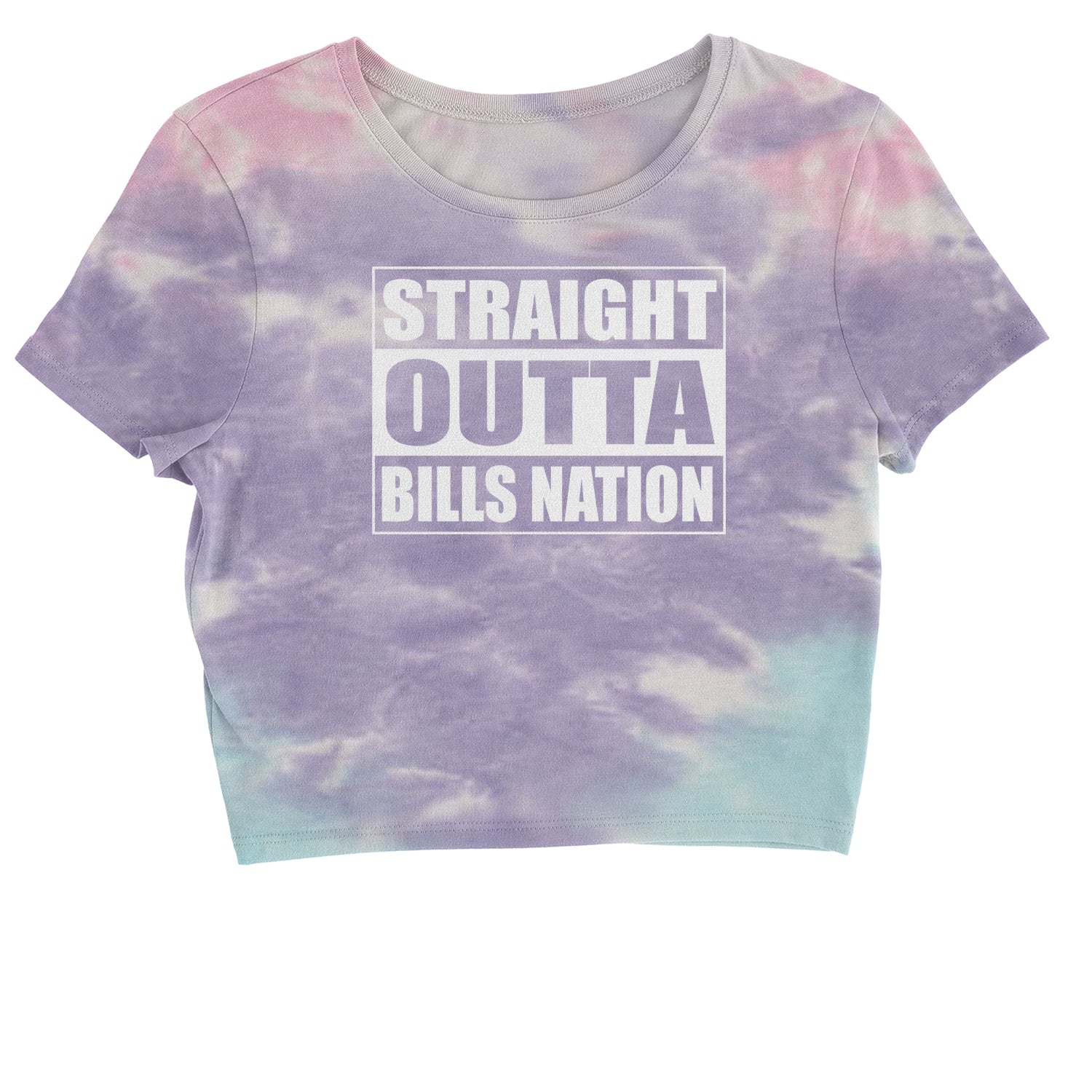 Straight Outta Bills Nation Cropped T-Shirt bills, buffalo, football, new, york by Expression Tees