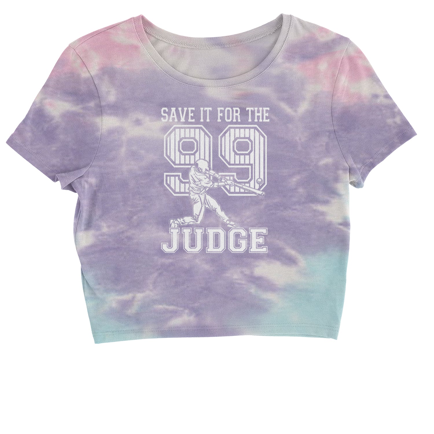 Save It For The Judge 99 Cropped T-Shirt 99, aaron, all, for, judge, new, number, rise, the, yankees, york by Expression Tees