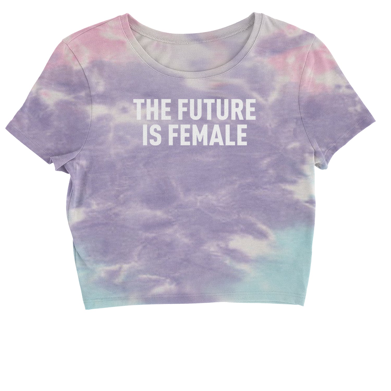 The Future Is Female Feminism Cropped T-Shirt female, feminism, feminist, femme, future, is, liberation, suffrage, the by Expression Tees