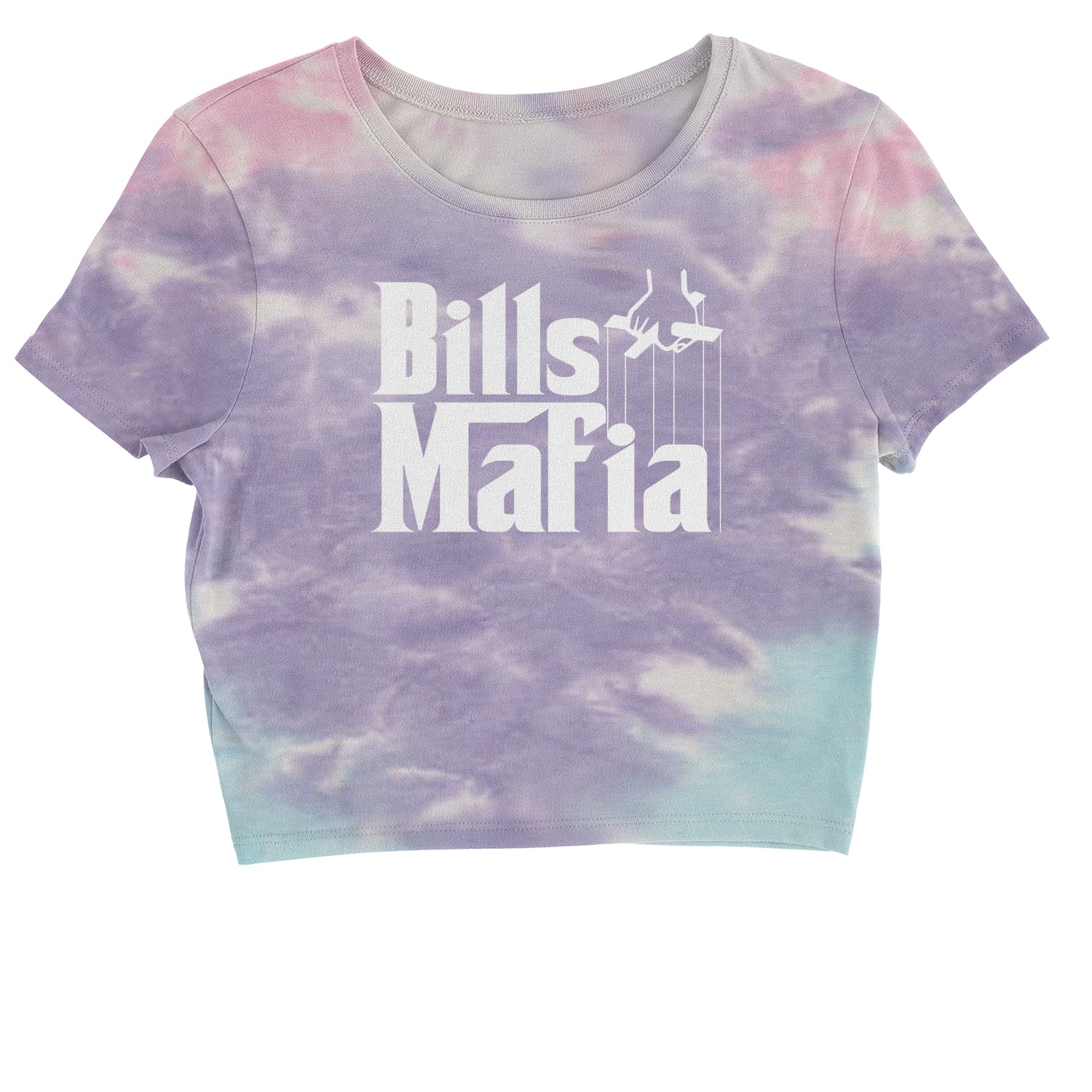 Mafia Bills Mafia Godfather Cropped T-Shirt bills, fan, father, football, god, godfather, new, sports, team, york by Expression Tees