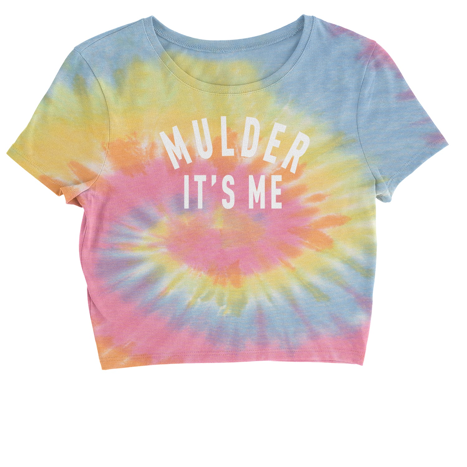 Mulder, It's Me Cropped T-Shirt 51, area, believe, files, is, mulder, out, scully, the, there, truth, x, xfiles by Expression Tees