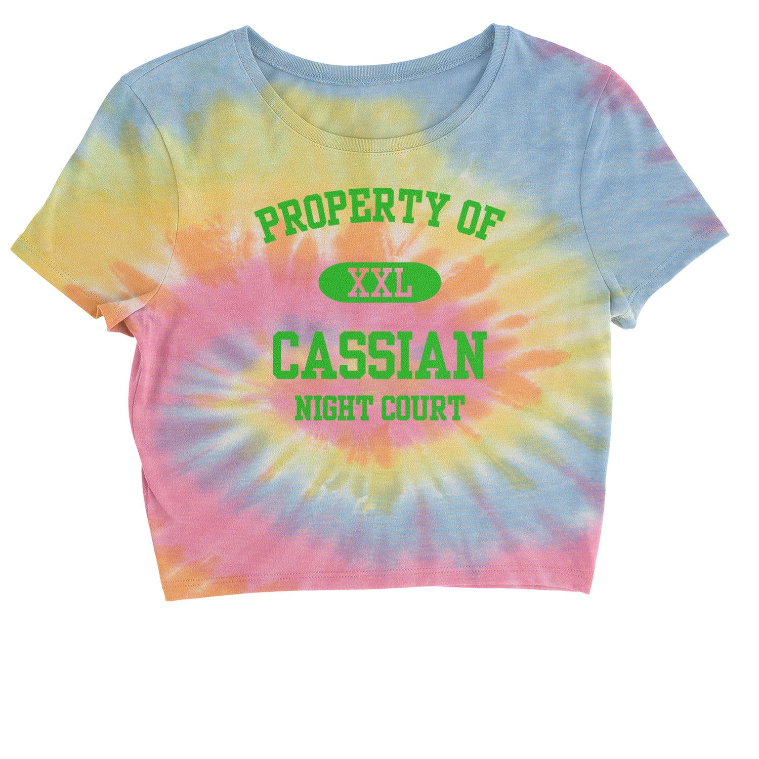 Property Of Cassian ACOTAR Cropped T-Shirt acotar, court, maas, tamlin, thorns by Expression Tees