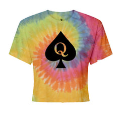 Queen Of Spades QOS Hotwife Cropped T-Shirt